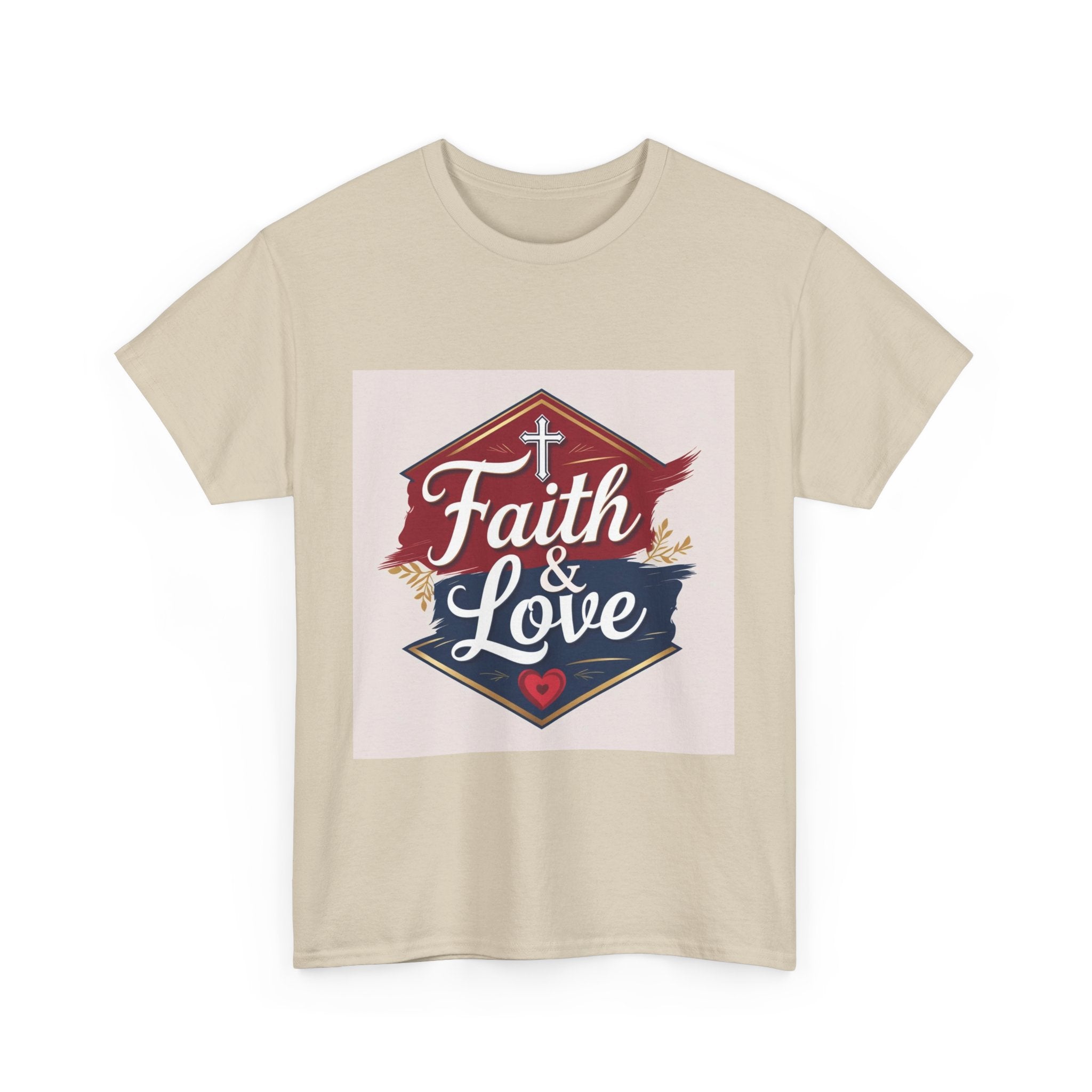 Faith & Love Unisex Heavy Cotton Tee - Inspirational Shirt for Daily Wear, Gift for Friends, Faith-Based Apparel, Casual Wear, [...]