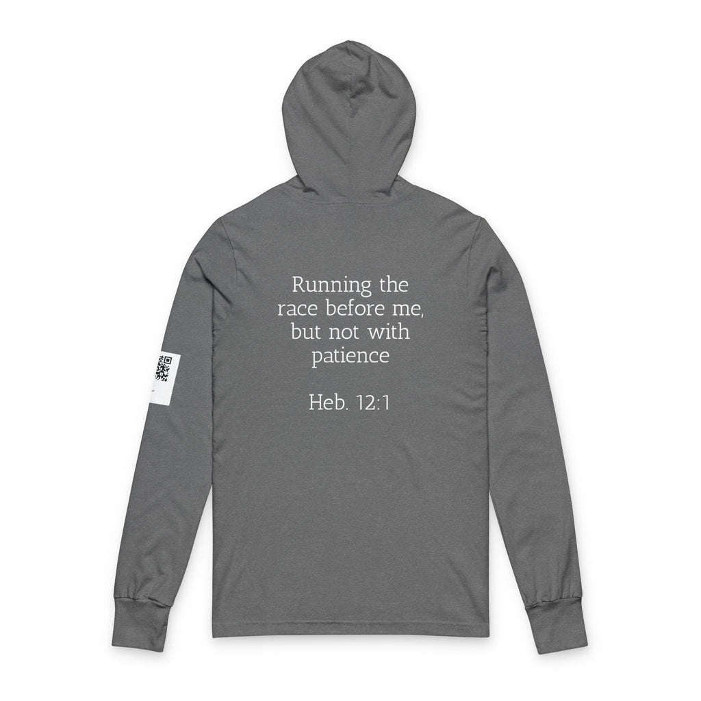 Motivational Unisex Hoodie Tee, Fitness Apparel, Running Hoodie, Inspirational Shirt, Gift for Athletes, Sportswear