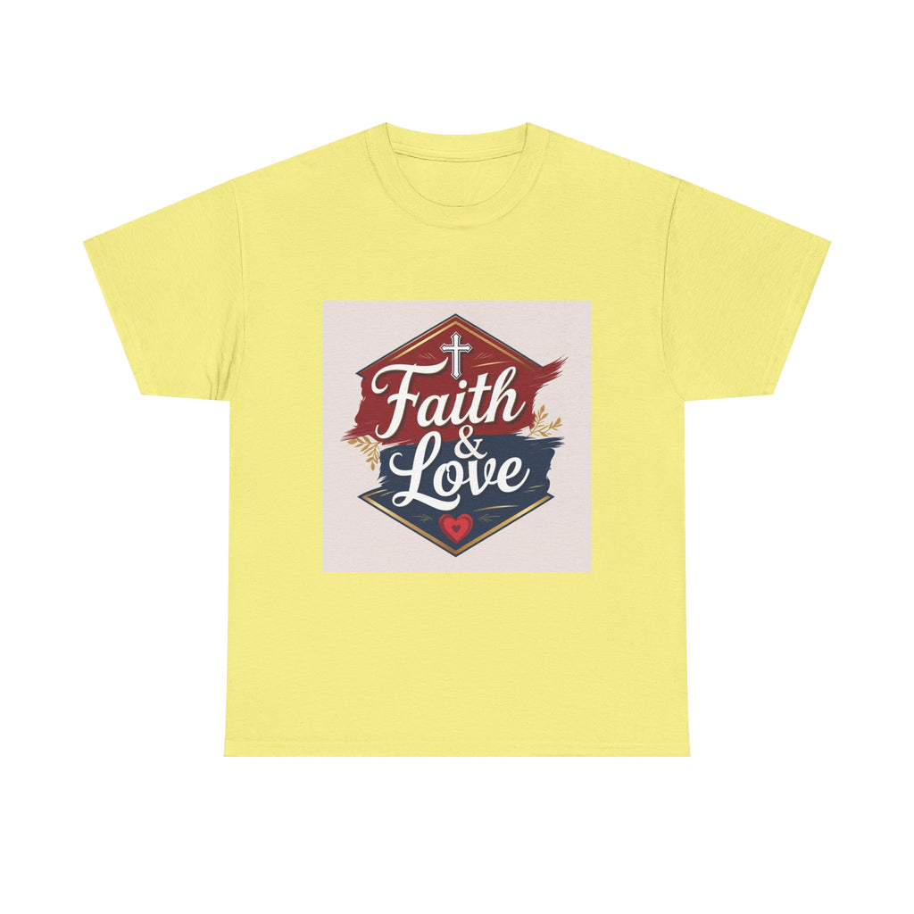 Faith & Love Unisex Heavy Cotton Tee - Inspirational Shirt for Daily Wear, Gift for Friends, Faith-Based Apparel, Casual Wear, [...]