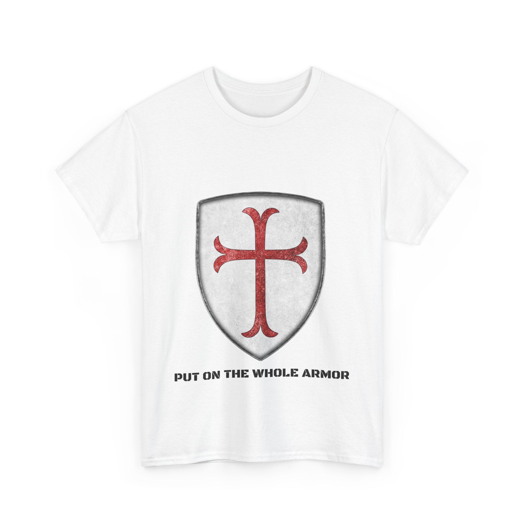 Faith-Based Unisex Tee - 'Put on the Whole Armor' Christian Shirt, Inspirational Gift, Youth & Adult Sizes, Spiritual Wear, Everyday Comfort