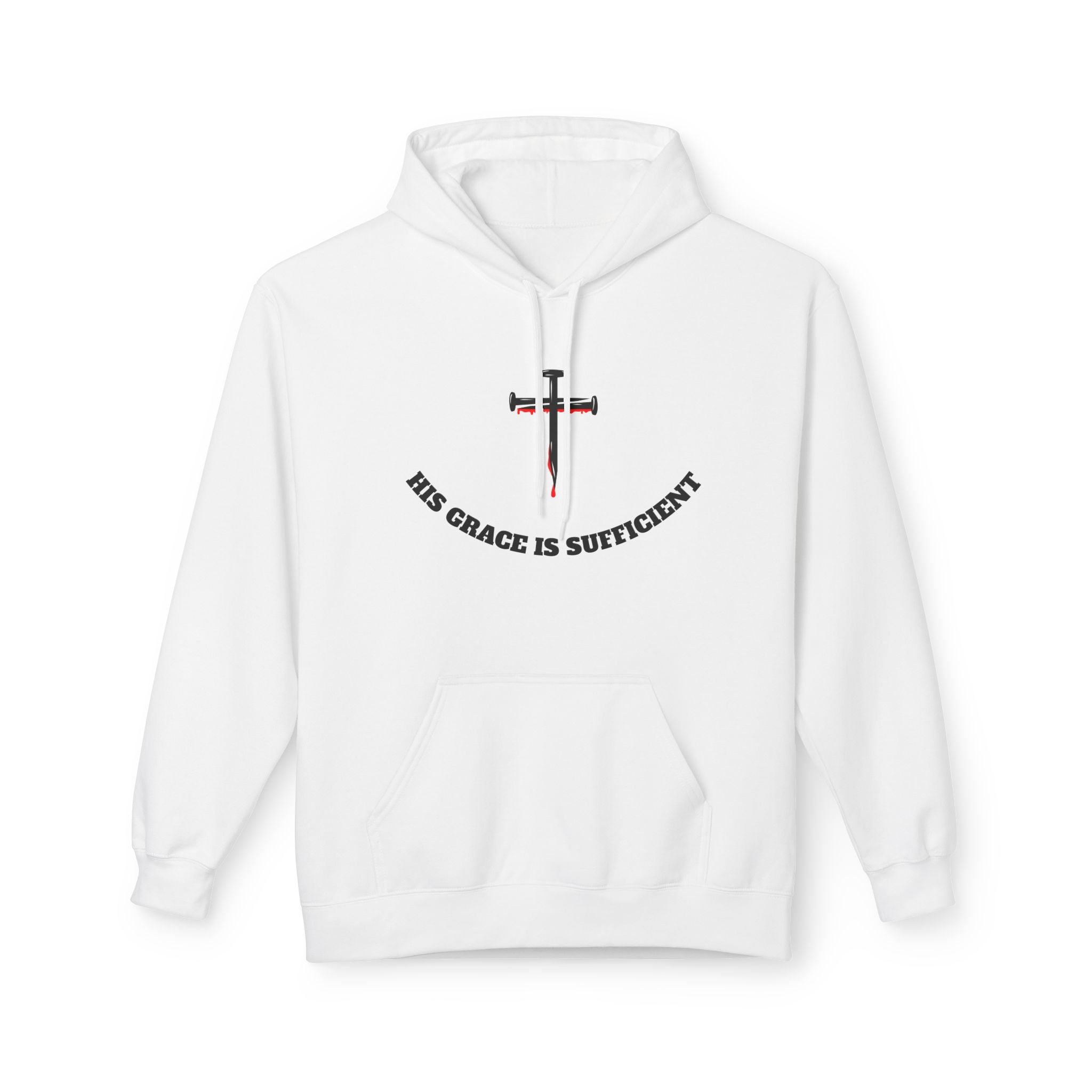 Inspirational Faith Hoodie, Unisex Warm Fleece Sweatshirt, Christian Apparel, Gift for Believers, Cozy Everyday Wear
