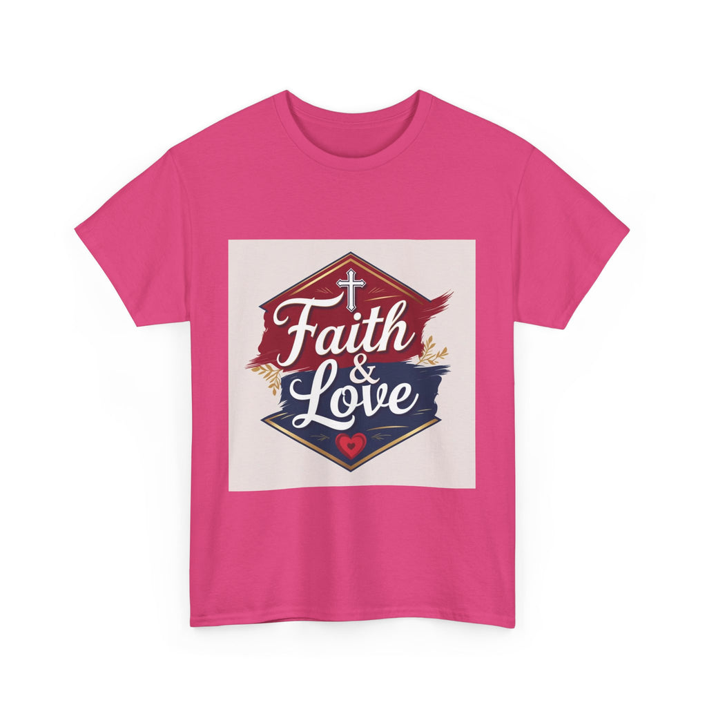 Faith & Love Unisex Heavy Cotton Tee - Inspirational Shirt for Daily Wear, Gift for Friends, Faith-Based Apparel, Casual Wear, [...]