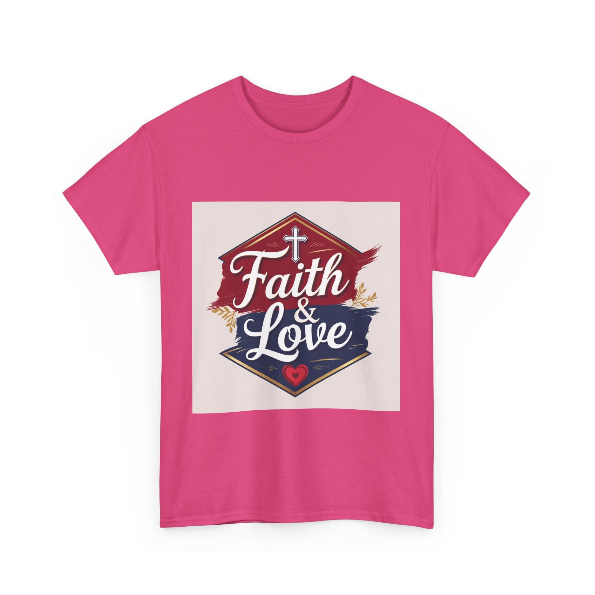 Faith & Love Unisex Heavy Cotton Tee - Inspirational Shirt for Daily Wear, Gift for Friends, Faith-Based Apparel, Casual Wear, [...]