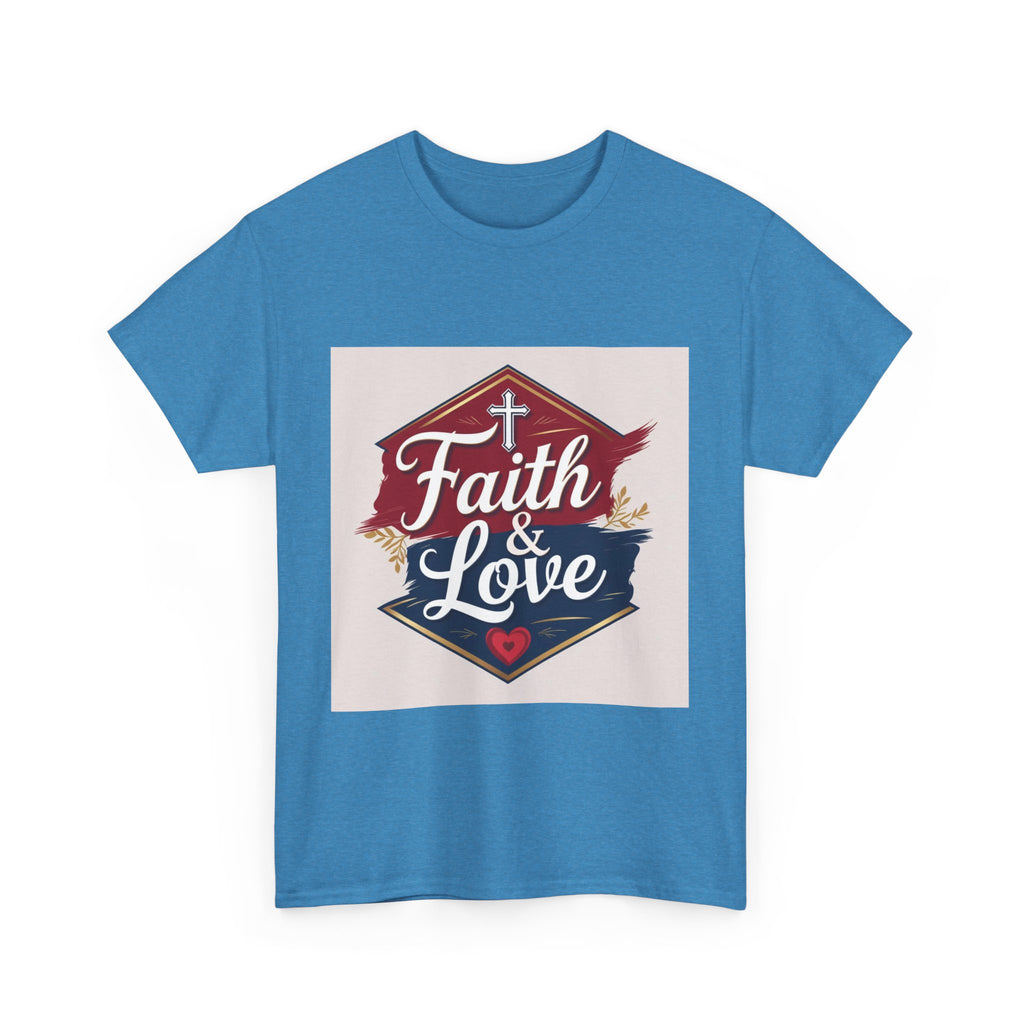 Faith & Love Unisex Heavy Cotton Tee - Inspirational Shirt for Daily Wear, Gift for Friends, Faith-Based Apparel, Casual Wear, [...]