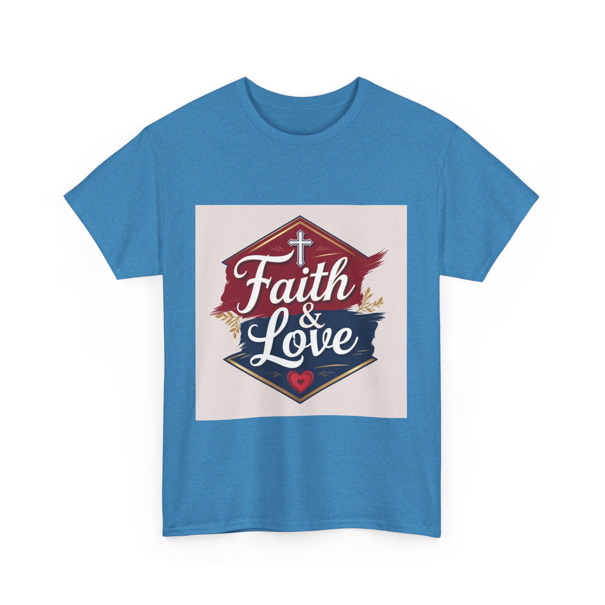 Faith & Love Unisex Heavy Cotton Tee - Inspirational Shirt for Daily Wear, Gift for Friends, Faith-Based Apparel, Casual Wear, [...]