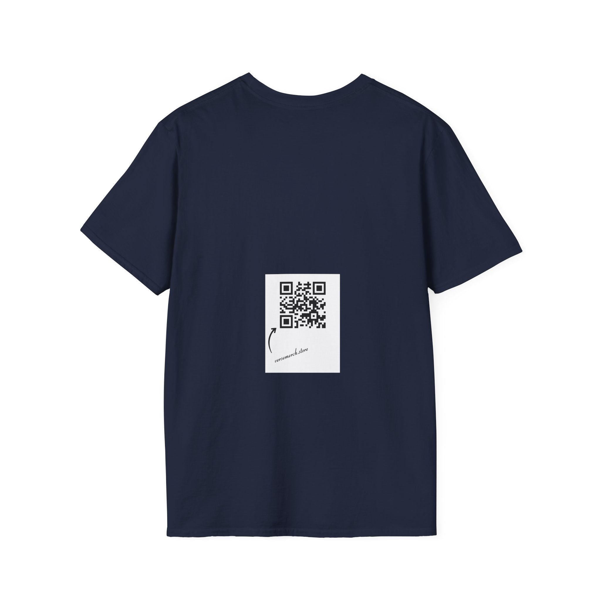 Cowboy and Horse Tribute Unisex T-Shirt, Western Vintage Tee, Horse Lover Gift, Memorial Shirt, Cowboy Design Shirt, QR Code Art Tee