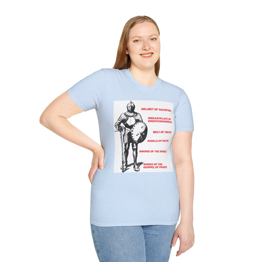 Christian Armor Unisex Softstyle T-Shirt, Inspirational Tee, Faith-Based Apparel, Perfect Gift for Believers, Church Events, Spiritual [...]