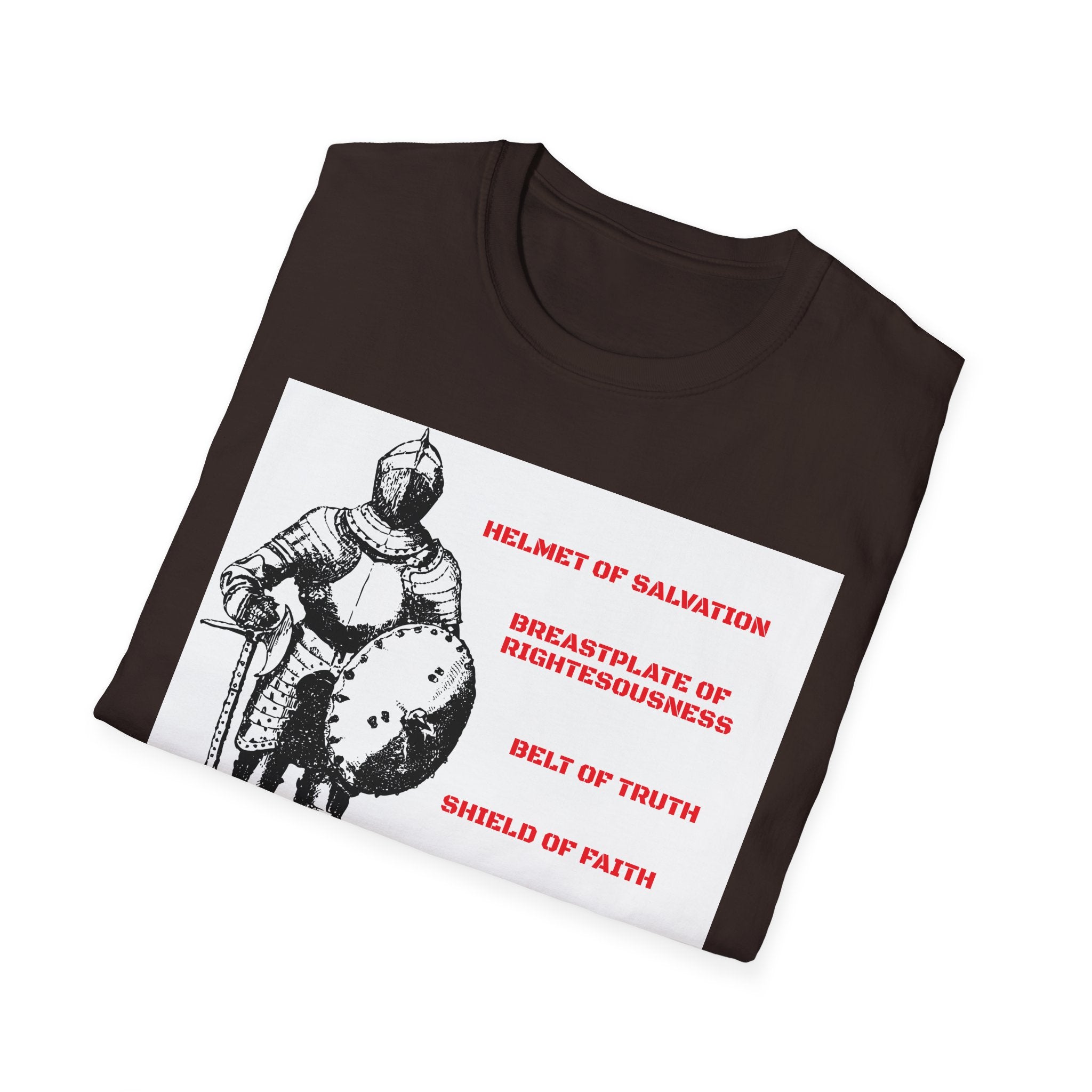 Christian Armor Unisex Softstyle T-Shirt, Inspirational Tee, Faith-Based Apparel, Perfect Gift for Believers, Church Events, Spiritual [...]
