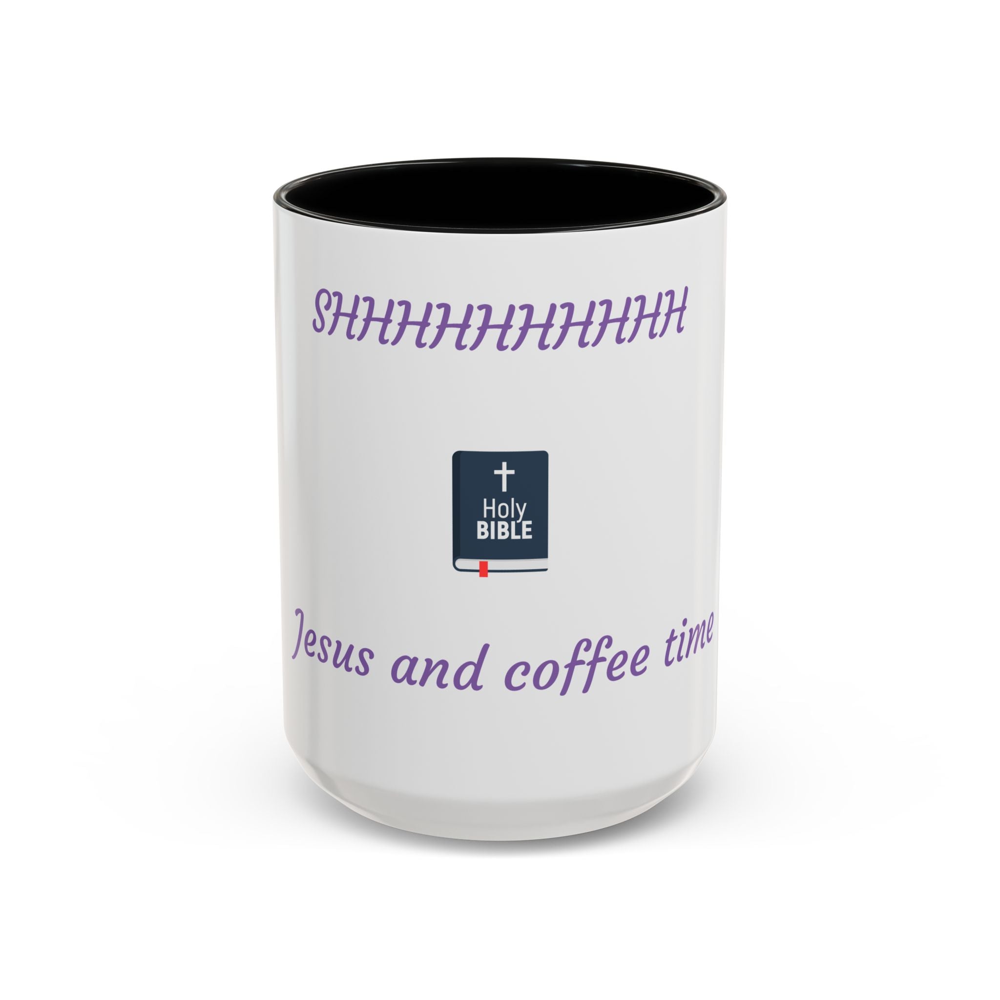 Coffee Time Bible Mug, Inspirational Gift for Coffee Lovers, Faith-Based Mug, Religious Drinkware, Christian Coffee Cup