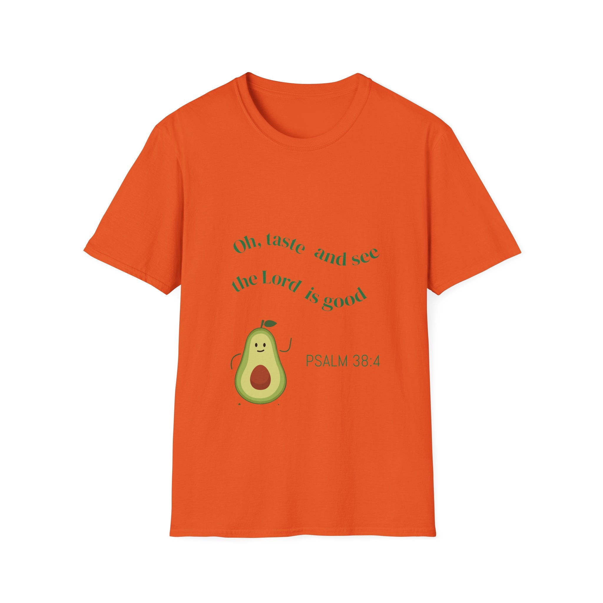 Avocado Faith T-Shirt - Softstyle Unisex Tee, Inspirational Shirt, Christian Gift, Cute Avocado Design, Bible Verse Apparel