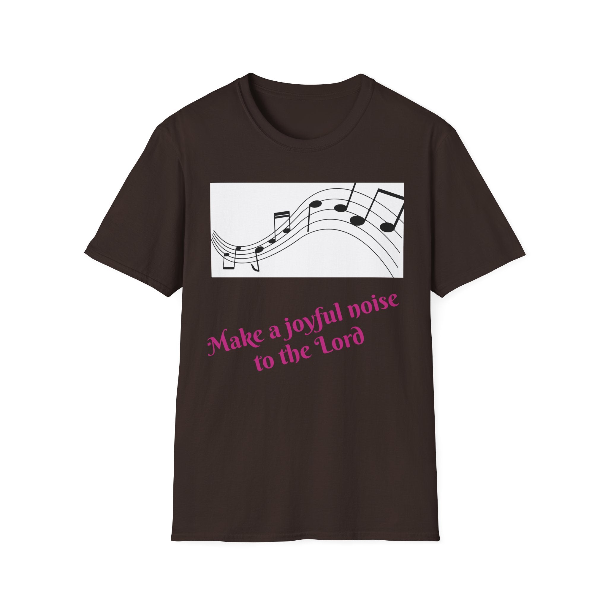 Joyful Noise T-Shirt | Unisex Softstyle Tee, Church Apparel, Christian Gift, Music Lover Shirt, Faith-Based Casual Wear