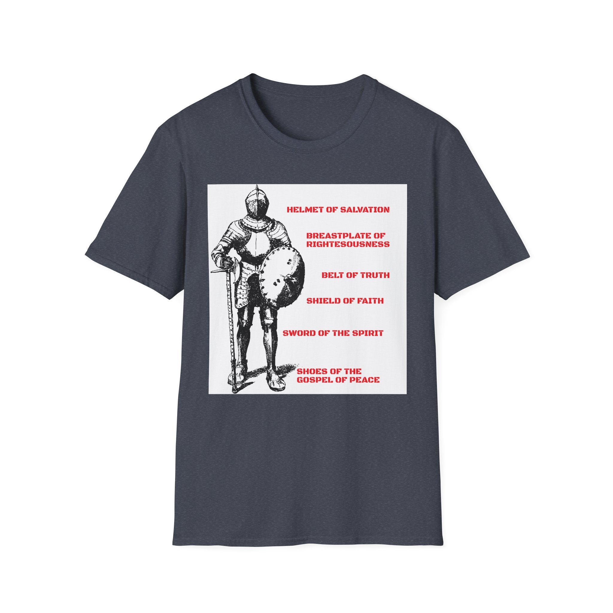 Christian Armor Unisex Softstyle T-Shirt, Inspirational Tee, Faith-Based Apparel, Perfect Gift for Believers, Church Events, Spiritual [...]