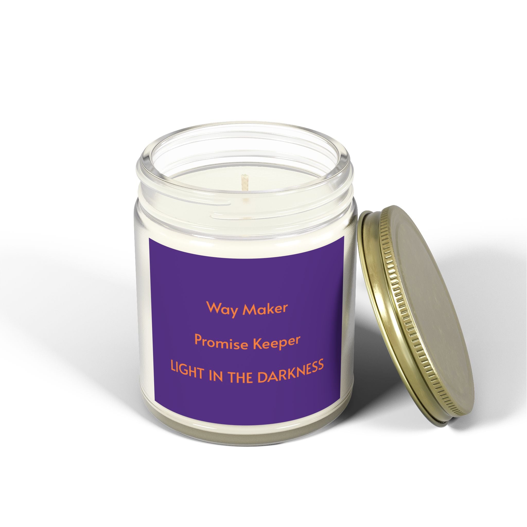 Scented Candle - Light in the Darkness - Aromatherapy for Home Decor, Relaxation, Gift, Faith Inspired