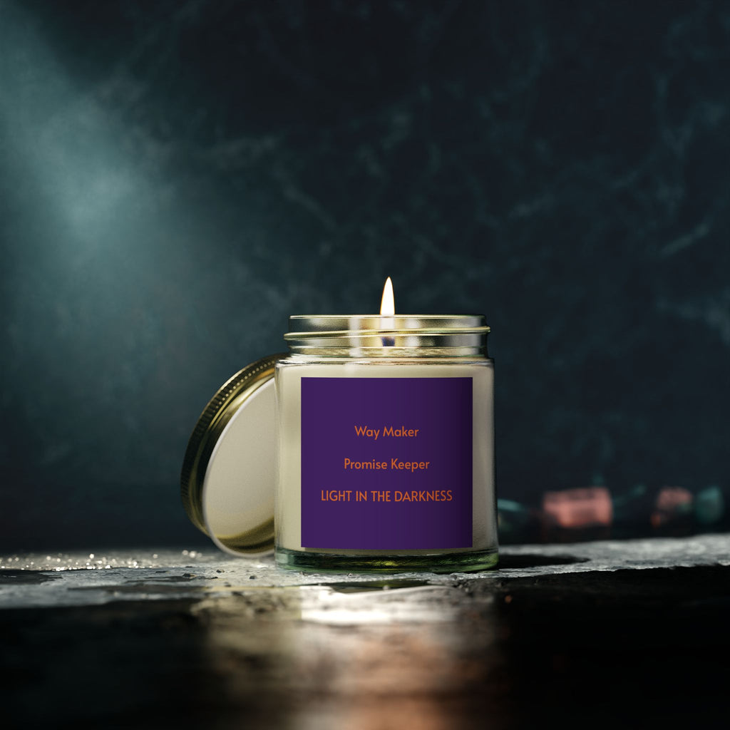 Scented Candle - Light in the Darkness - Aromatherapy for Home Decor, Relaxation, Gift, Faith Inspired