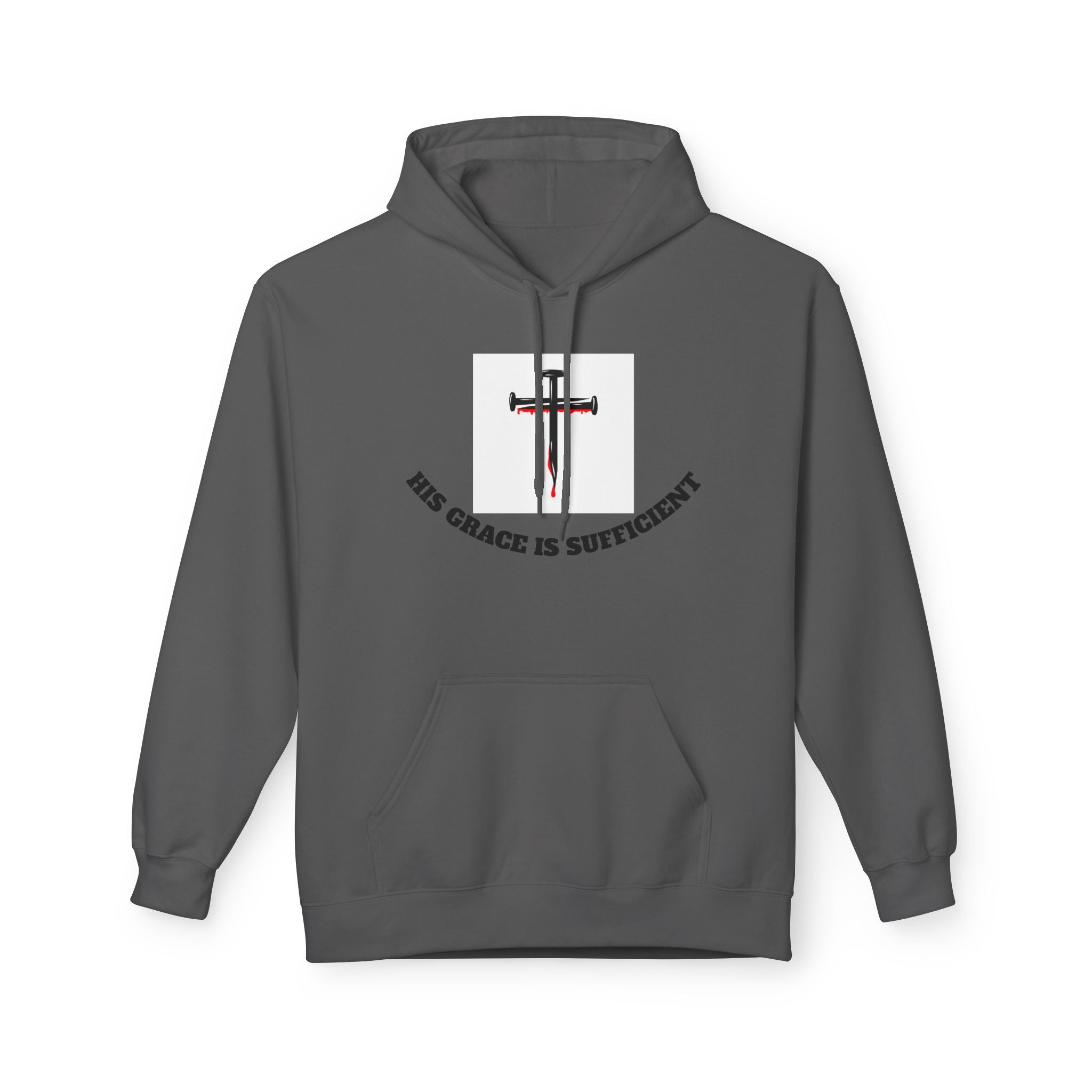 Inspirational Faith Hoodie, Unisex Warm Fleece Sweatshirt, Christian Apparel, Gift for Believers, Cozy Everyday Wear