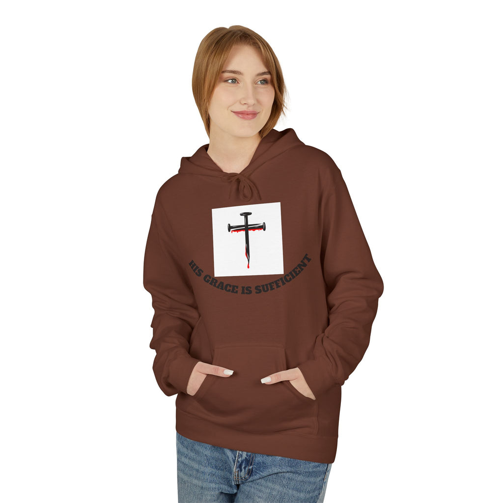 Inspirational Faith Hoodie, Unisex Warm Fleece Sweatshirt, Christian Apparel, Gift for Believers, Cozy Everyday Wear