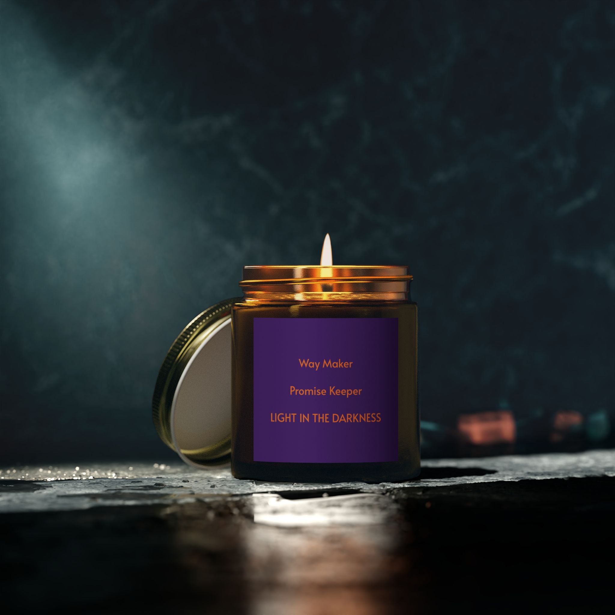 Scented Candle - Light in the Darkness - Aromatherapy for Home Decor, Relaxation, Gift, Faith Inspired