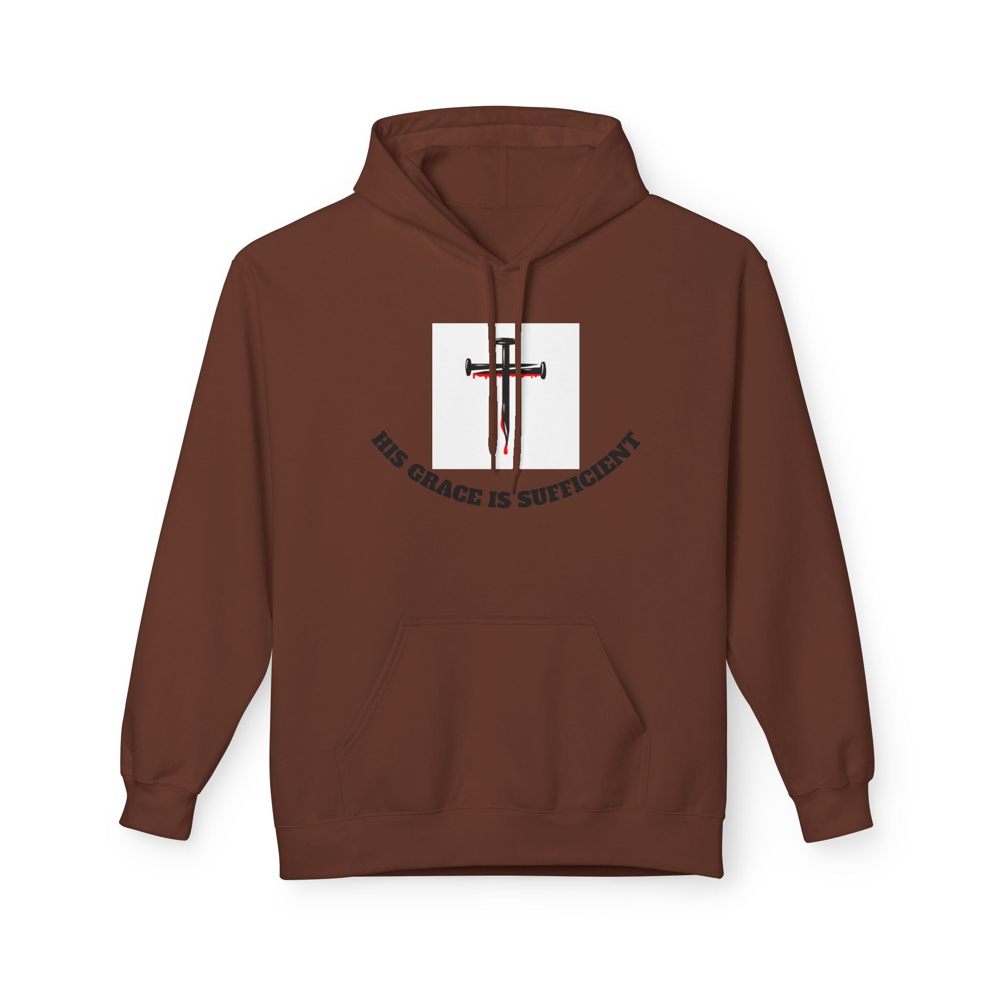 Inspirational Faith Hoodie, Unisex Warm Fleece Sweatshirt, Christian Apparel, Gift for Believers, Cozy Everyday Wear