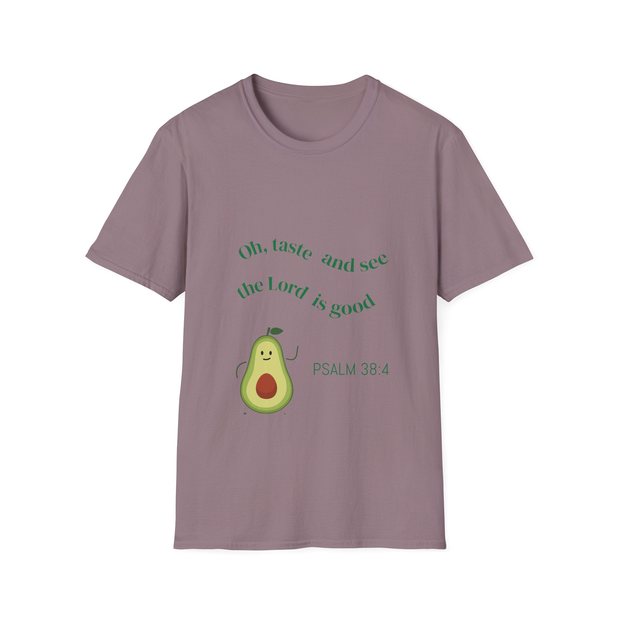 Avocado Faith T-Shirt - Softstyle Unisex Tee, Inspirational Shirt, Christian Gift, Cute Avocado Design, Bible Verse Apparel