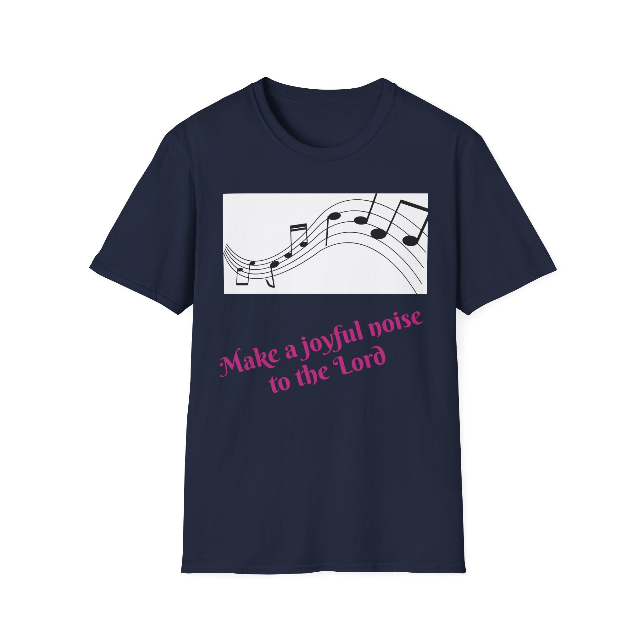 Joyful Noise T-Shirt | Unisex Softstyle Tee, Church Apparel, Christian Gift, Music Lover Shirt, Faith-Based Casual Wear