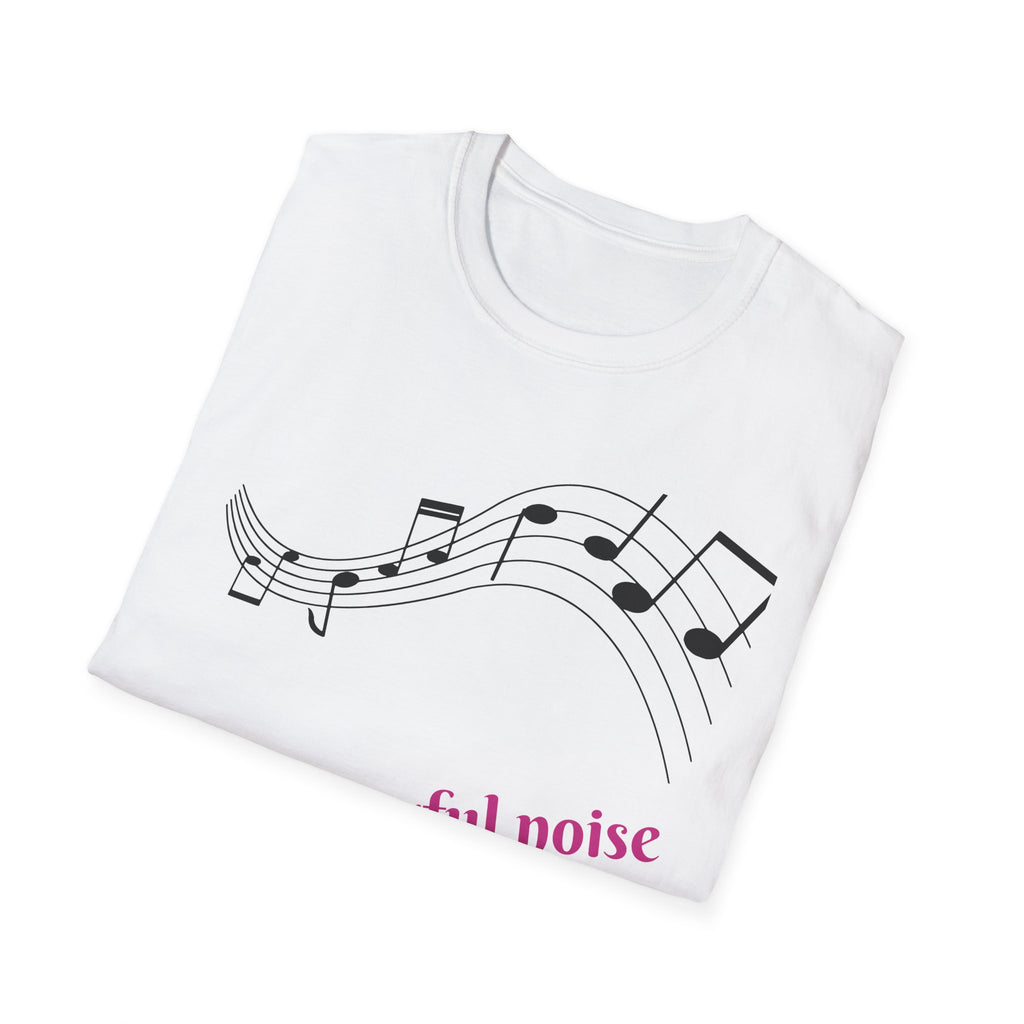 Joyful Noise T-Shirt | Unisex Softstyle Tee, Church Apparel, Christian Gift, Music Lover Shirt, Faith-Based Casual Wear