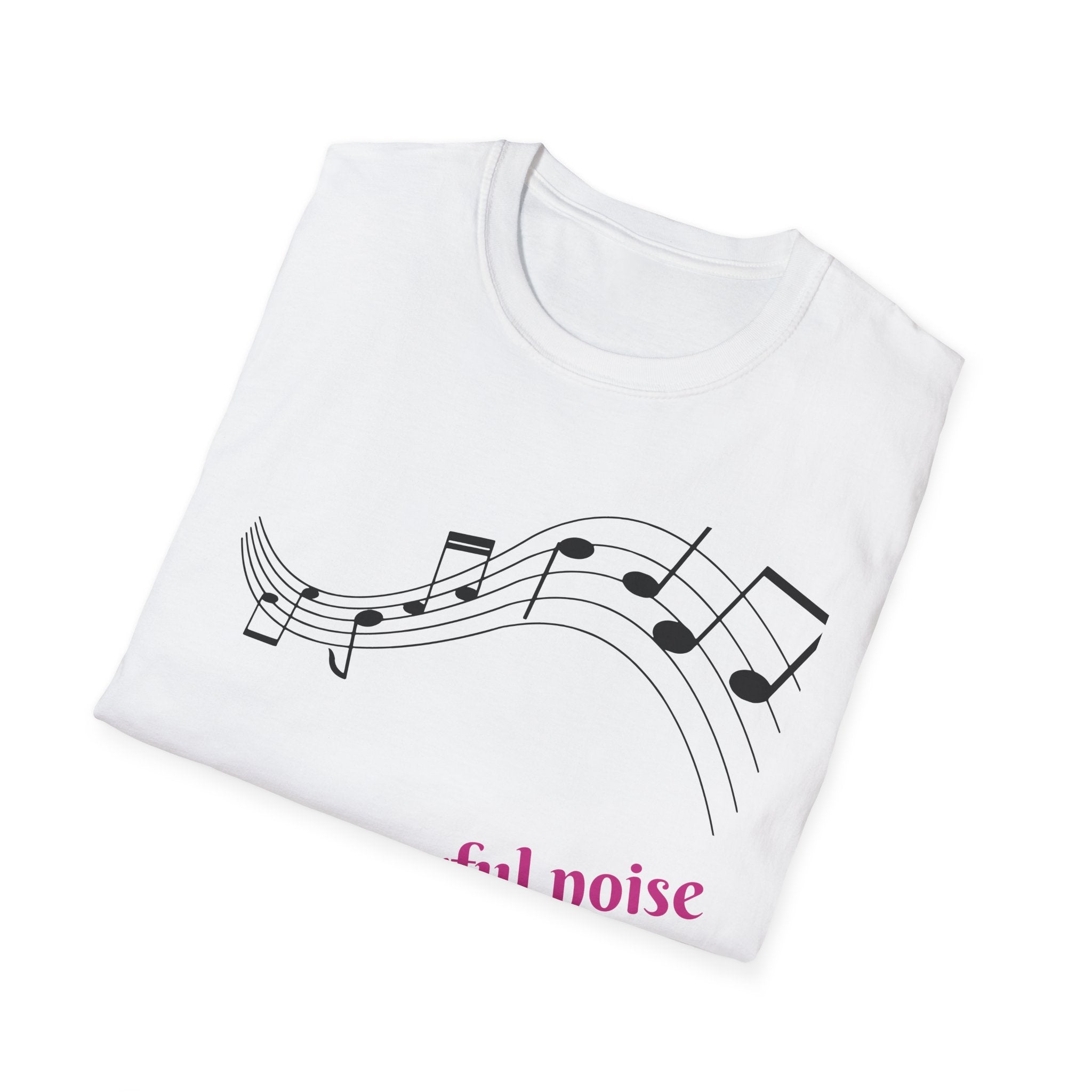 Joyful Noise T-Shirt | Unisex Softstyle Tee, Church Apparel, Christian Gift, Music Lover Shirt, Faith-Based Casual Wear