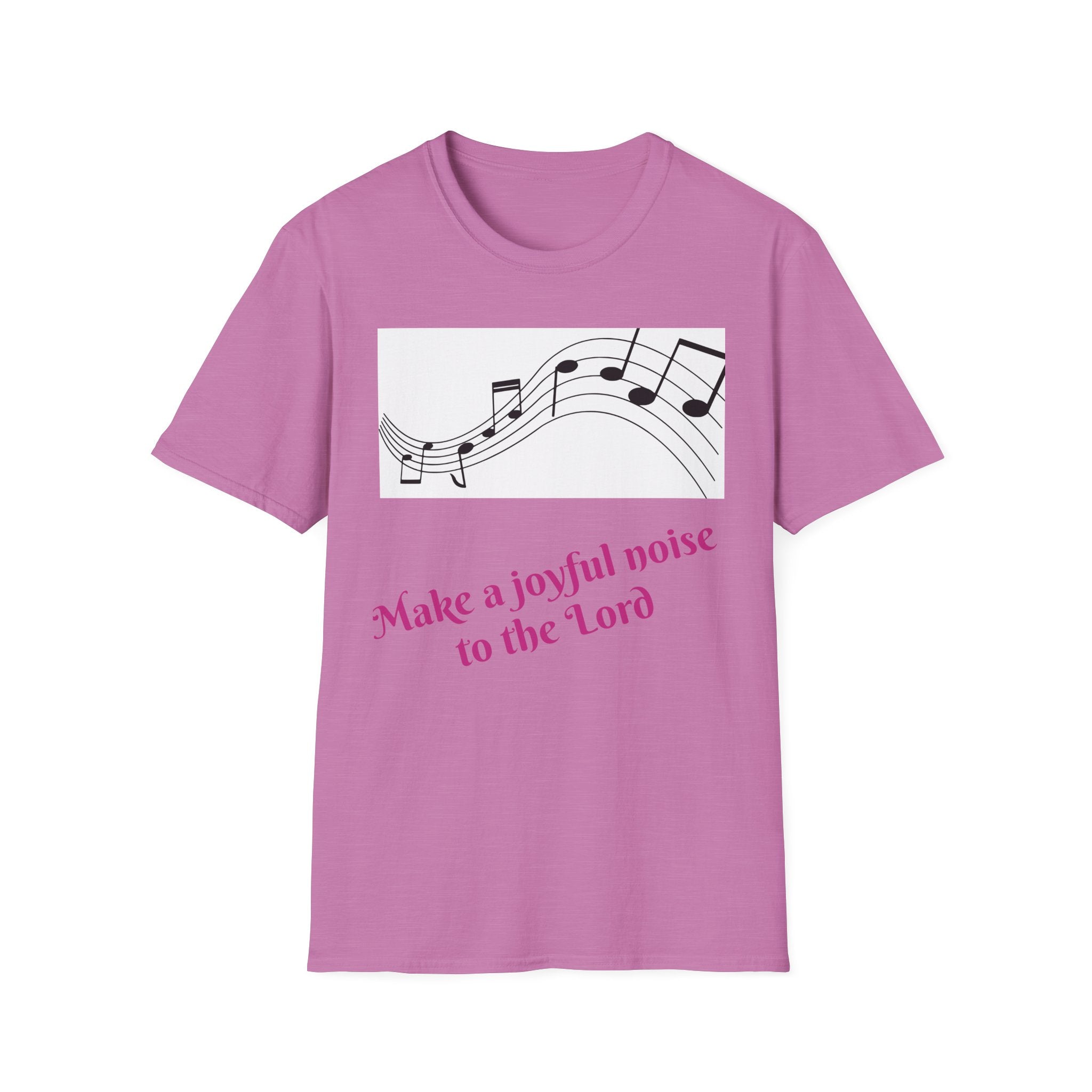 Joyful Noise T-Shirt | Unisex Softstyle Tee, Church Apparel, Christian Gift, Music Lover Shirt, Faith-Based Casual Wear