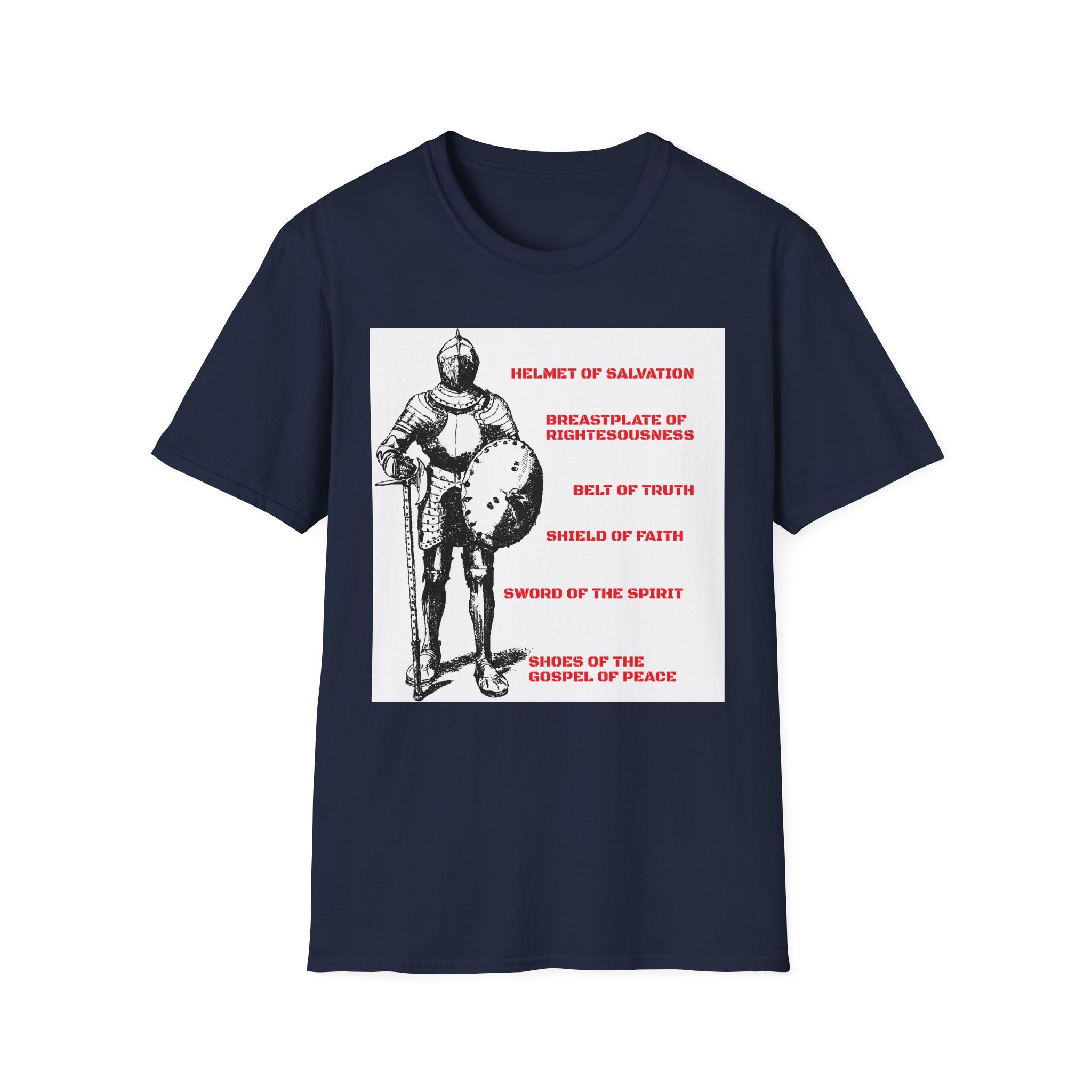 Christian Armor Unisex Softstyle T-Shirt, Inspirational Tee, Faith-Based Apparel, Perfect Gift for Believers, Church Events, Spiritual [...]