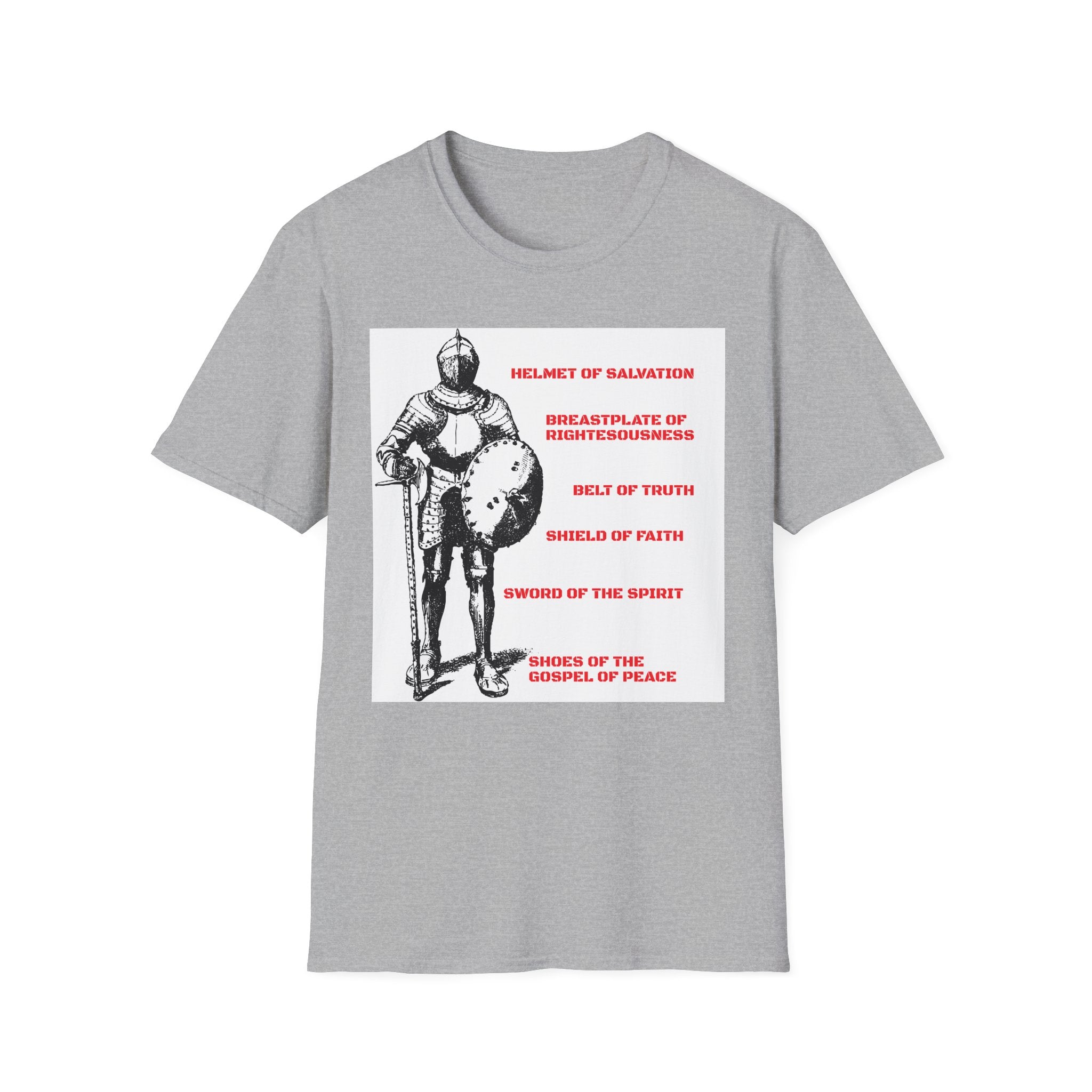 Christian Armor Unisex Softstyle T-Shirt, Inspirational Tee, Faith-Based Apparel, Perfect Gift for Believers, Church Events, Spiritual [...]