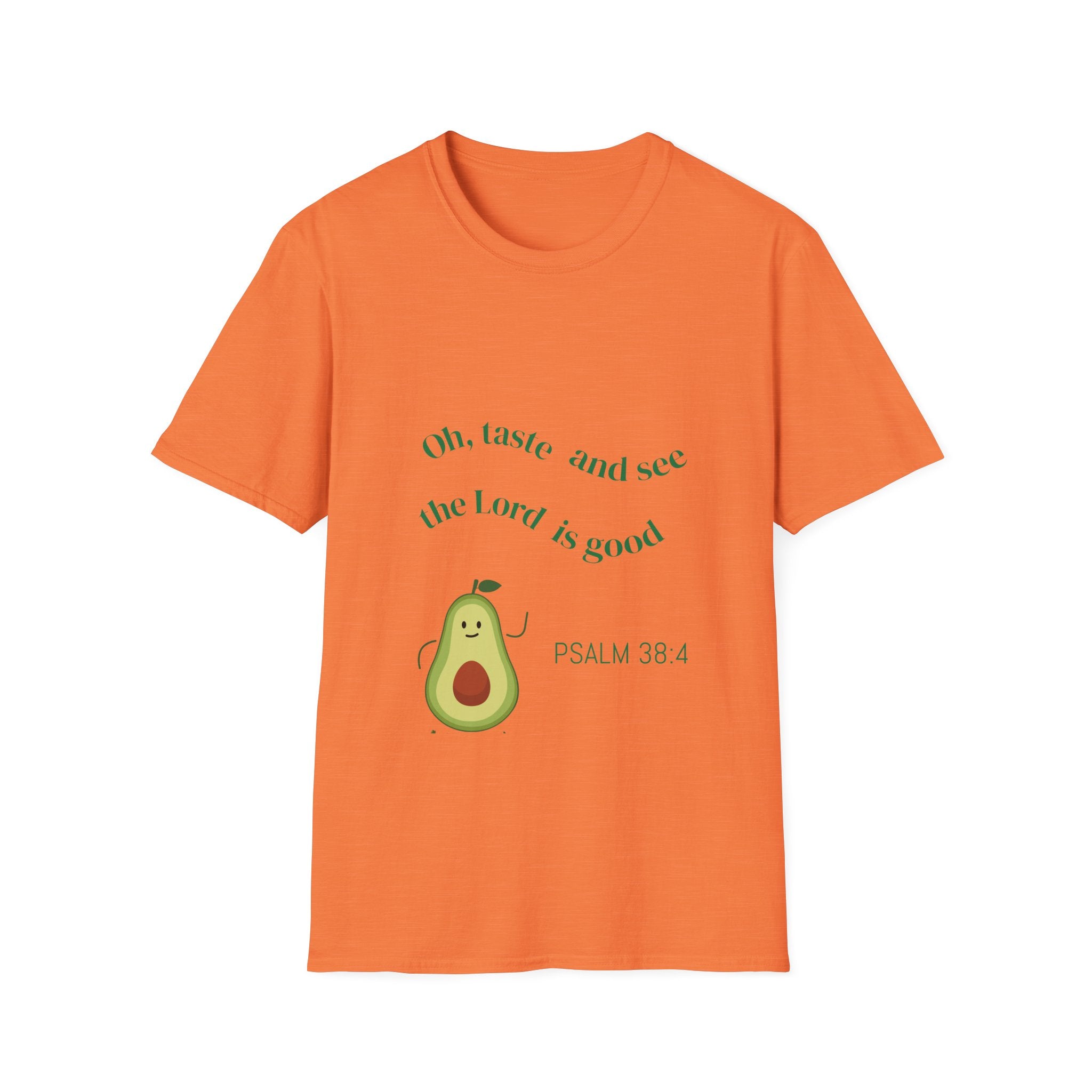 Avocado Faith T-Shirt - Softstyle Unisex Tee, Inspirational Shirt, Christian Gift, Cute Avocado Design, Bible Verse Apparel