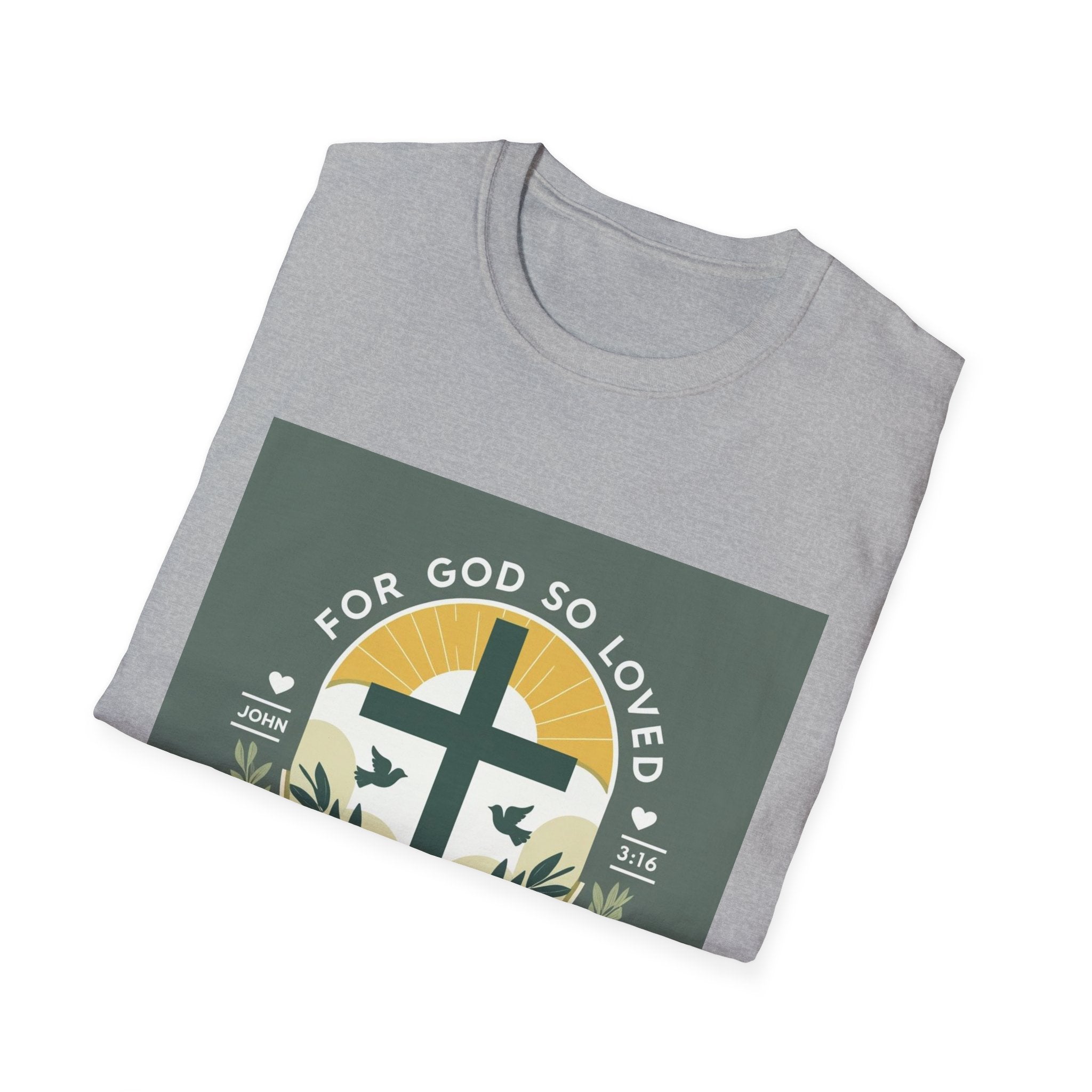 Faith-Inspired Unisex T-Shirt, Casual Wear, Religious Gift, Christian Apparel, Everyday Comfort, Spiritual Occasion