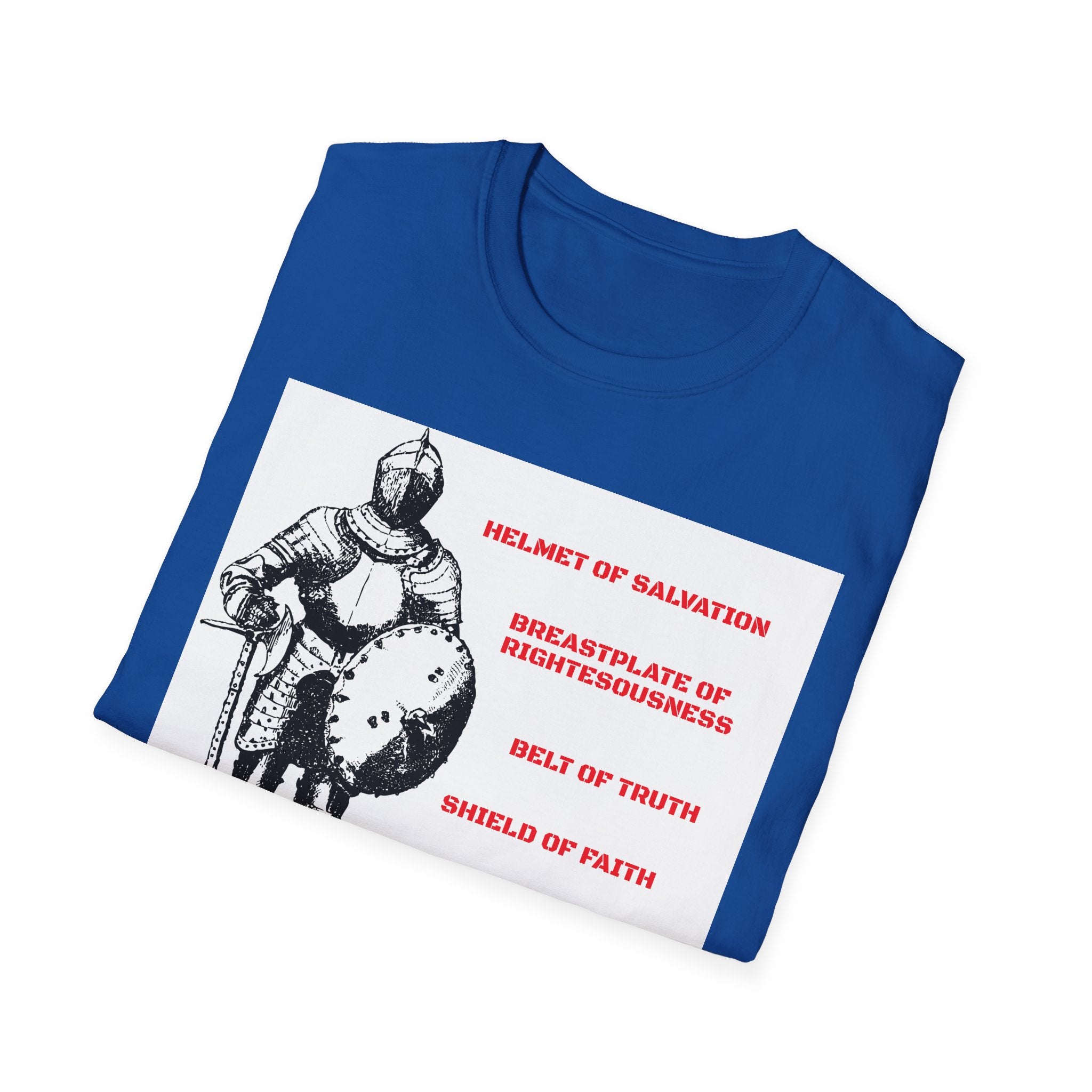 Christian Armor Unisex Softstyle T-Shirt, Inspirational Tee, Faith-Based Apparel, Perfect Gift for Believers, Church Events, Spiritual [...]