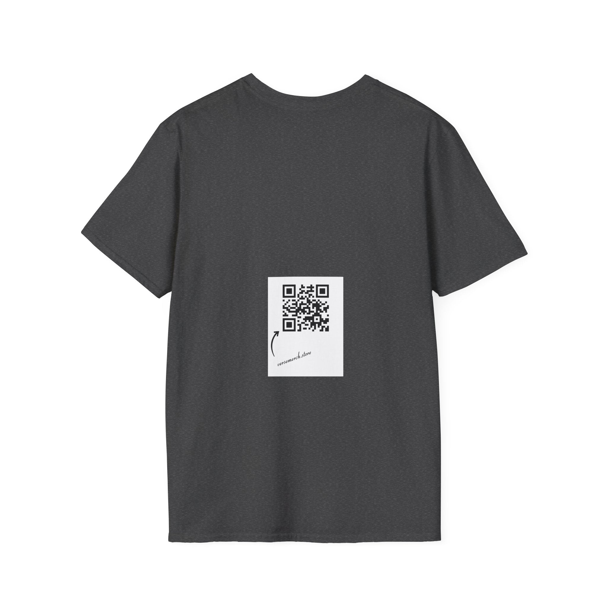 Cowboy and Horse Tribute Unisex T-Shirt, Western Vintage Tee, Horse Lover Gift, Memorial Shirt, Cowboy Design Shirt, QR Code Art Tee