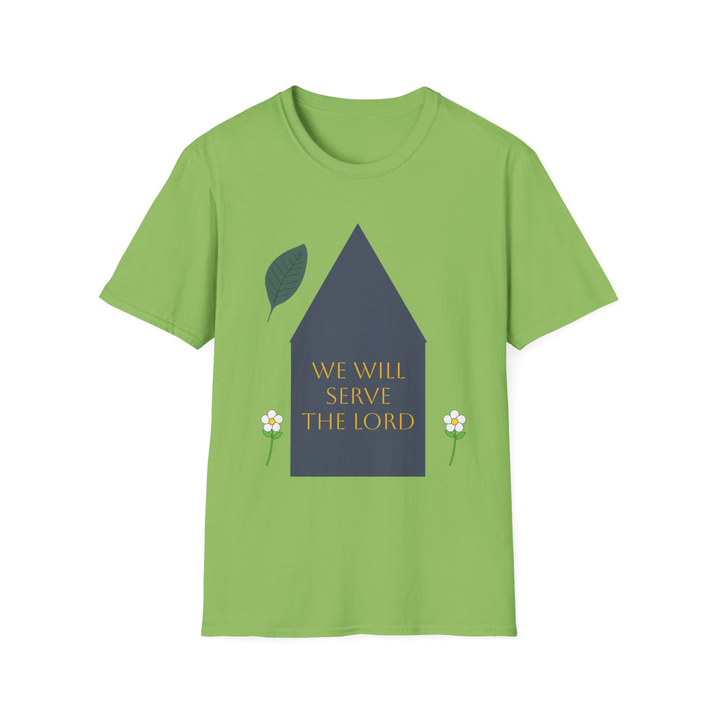 Faith-Inspired Unisex Softstyle T-Shirt | Serve the Lord Graphic Tee, Casual Faith Fashion, Church Gathering Top, Inspirational Gift, [...]