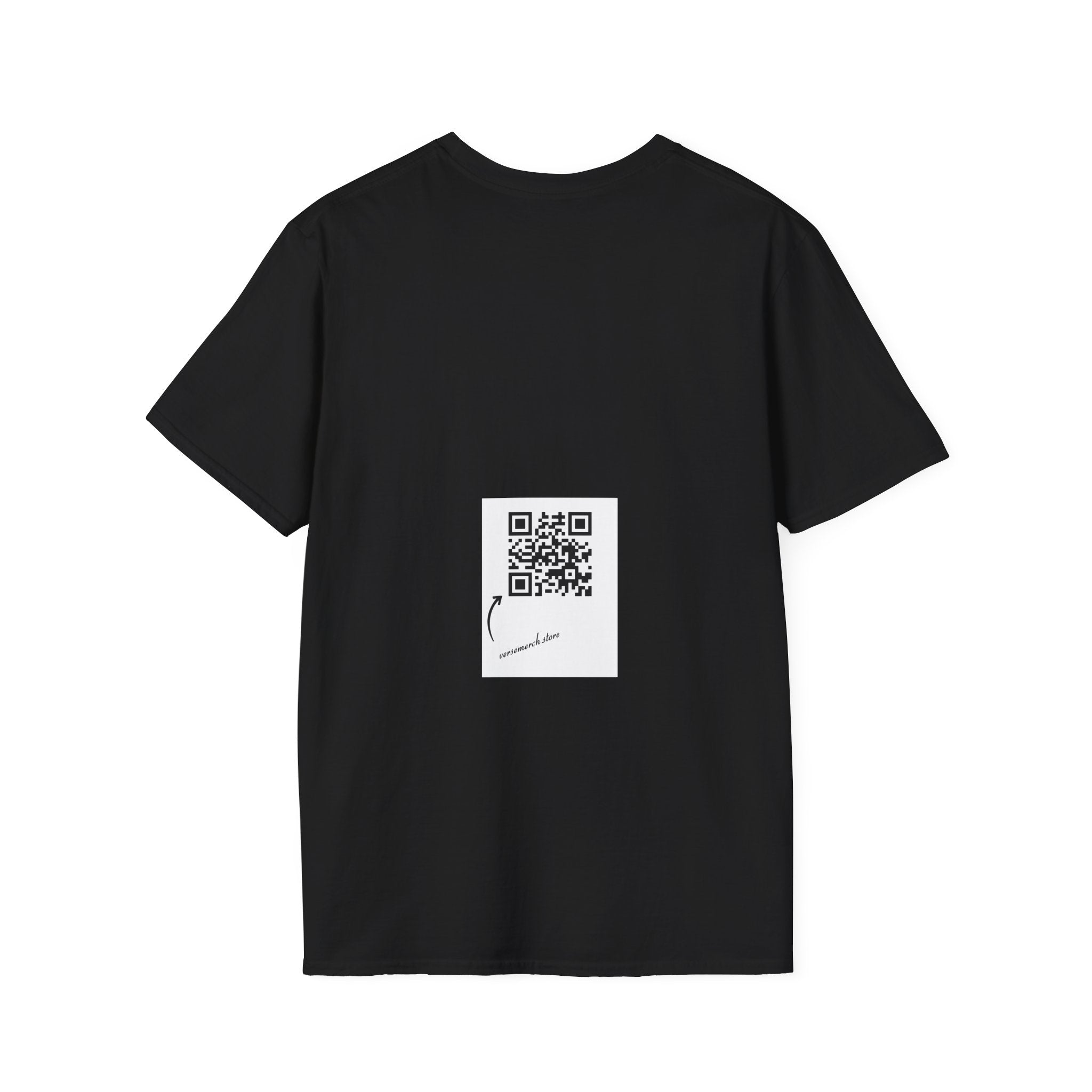 Cowboy and Horse Tribute Unisex T-Shirt, Western Vintage Tee, Horse Lover Gift, Memorial Shirt, Cowboy Design Shirt, QR Code Art Tee