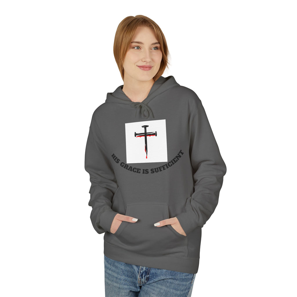 Inspirational Faith Hoodie, Unisex Warm Fleece Sweatshirt, Christian Apparel, Gift for Believers, Cozy Everyday Wear