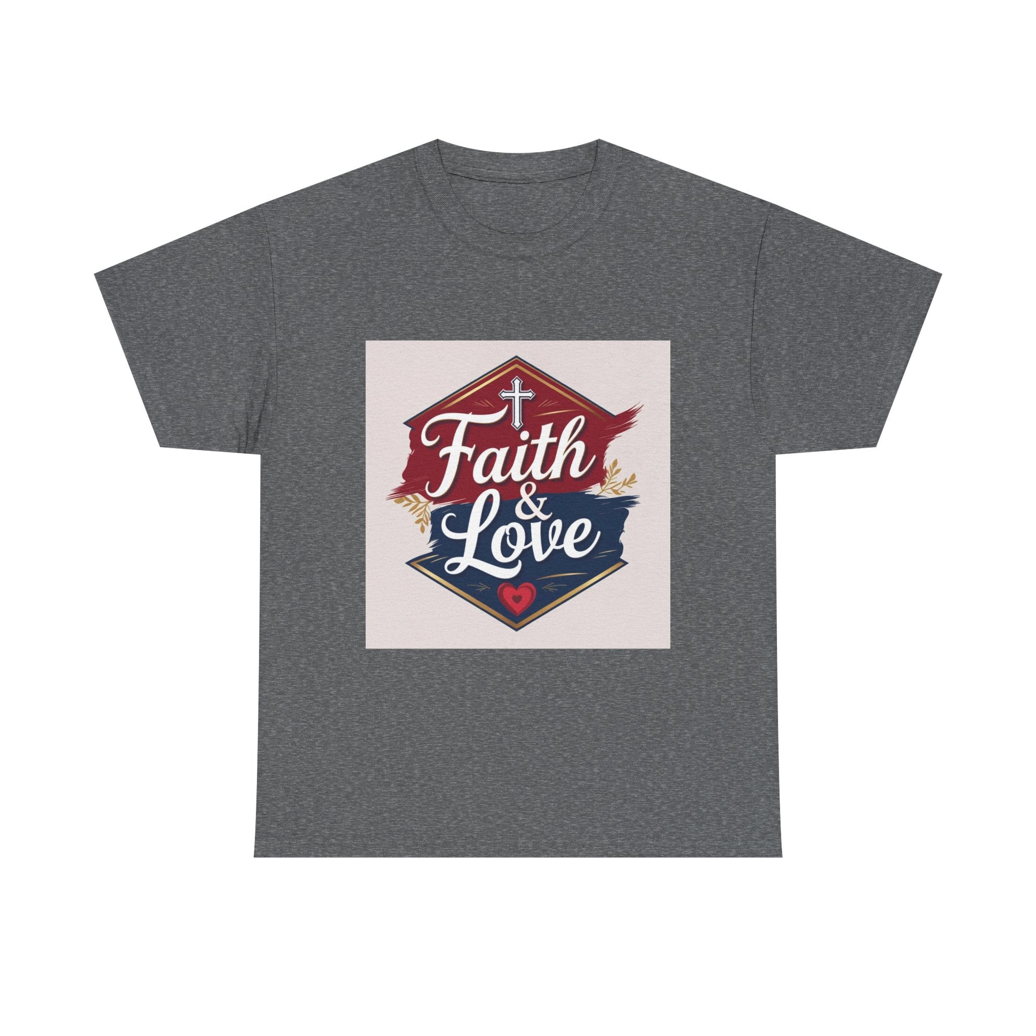 Faith & Love Unisex Heavy Cotton Tee - Inspirational Shirt for Daily Wear, Gift for Friends, Faith-Based Apparel, Casual Wear, [...]