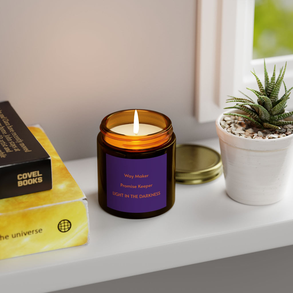 Scented Candle - Light in the Darkness - Aromatherapy for Home Decor, Relaxation, Gift, Faith Inspired