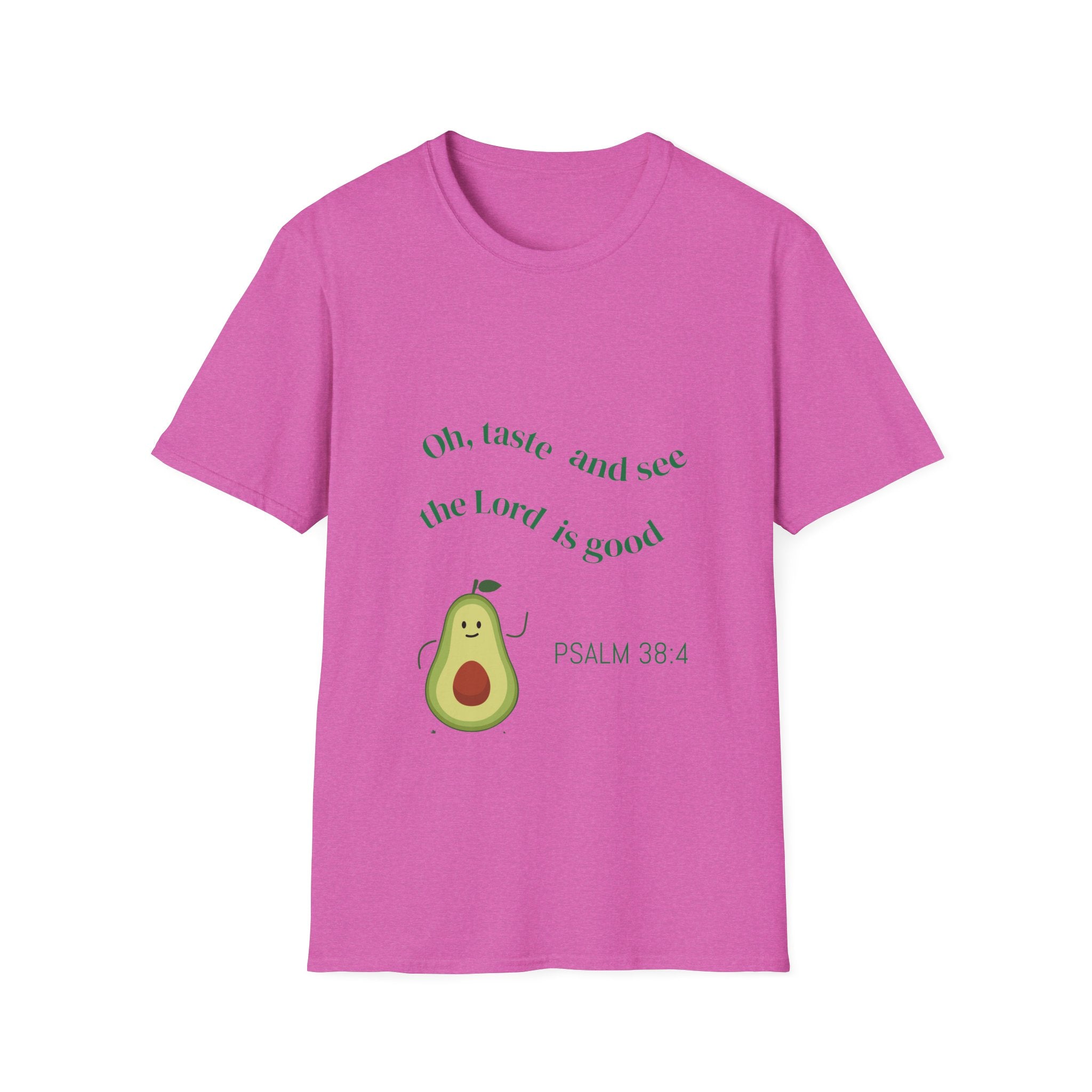 Avocado Faith T-Shirt - Softstyle Unisex Tee, Inspirational Shirt, Christian Gift, Cute Avocado Design, Bible Verse Apparel