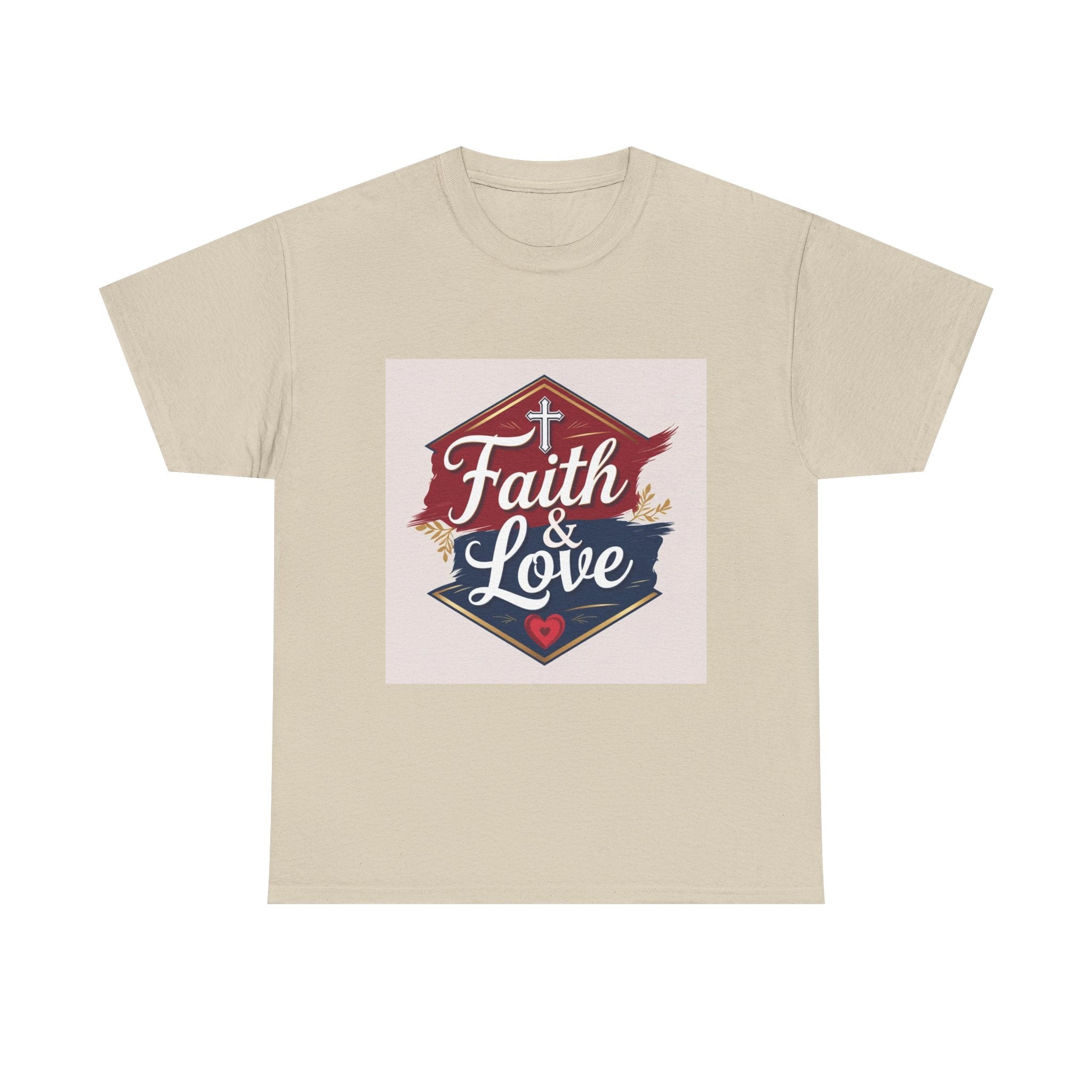 Faith & Love Unisex Heavy Cotton Tee - Inspirational Shirt for Daily Wear, Gift for Friends, Faith-Based Apparel, Casual Wear, [...]