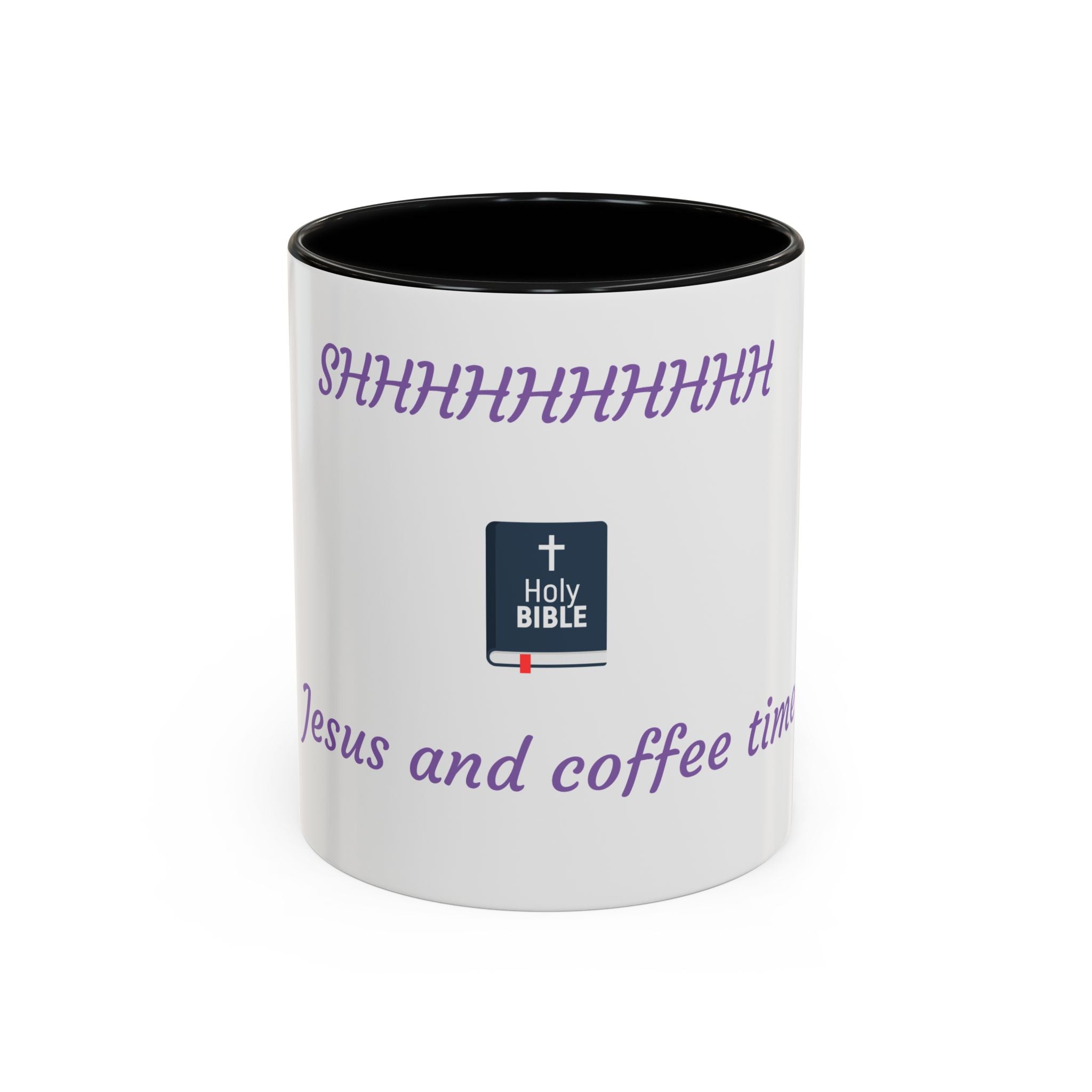 Coffee Time Bible Mug, Inspirational Gift for Coffee Lovers, Faith-Based Mug, Religious Drinkware, Christian Coffee Cup