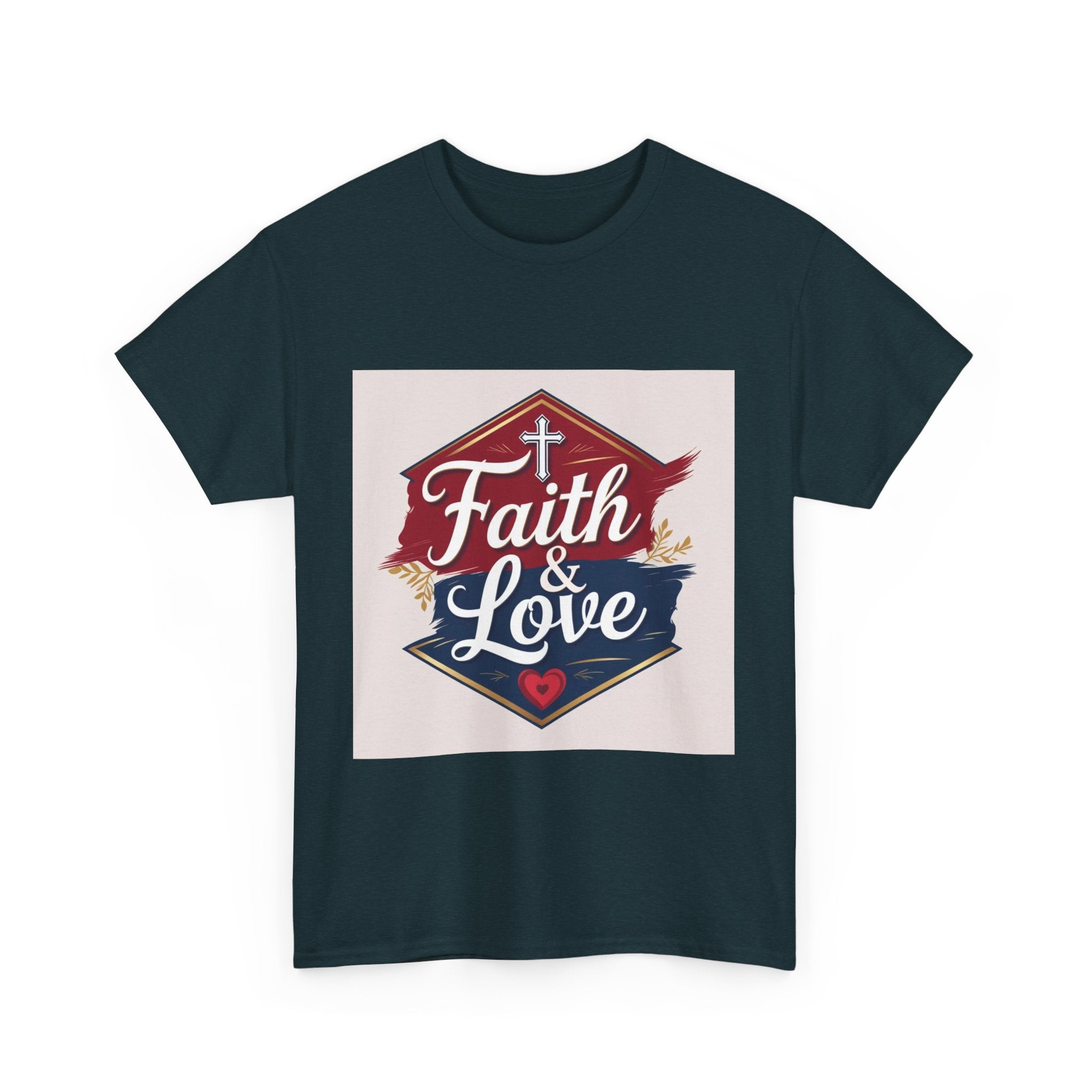 Faith & Love Unisex Heavy Cotton Tee - Inspirational Shirt for Daily Wear, Gift for Friends, Faith-Based Apparel, Casual Wear, [...]