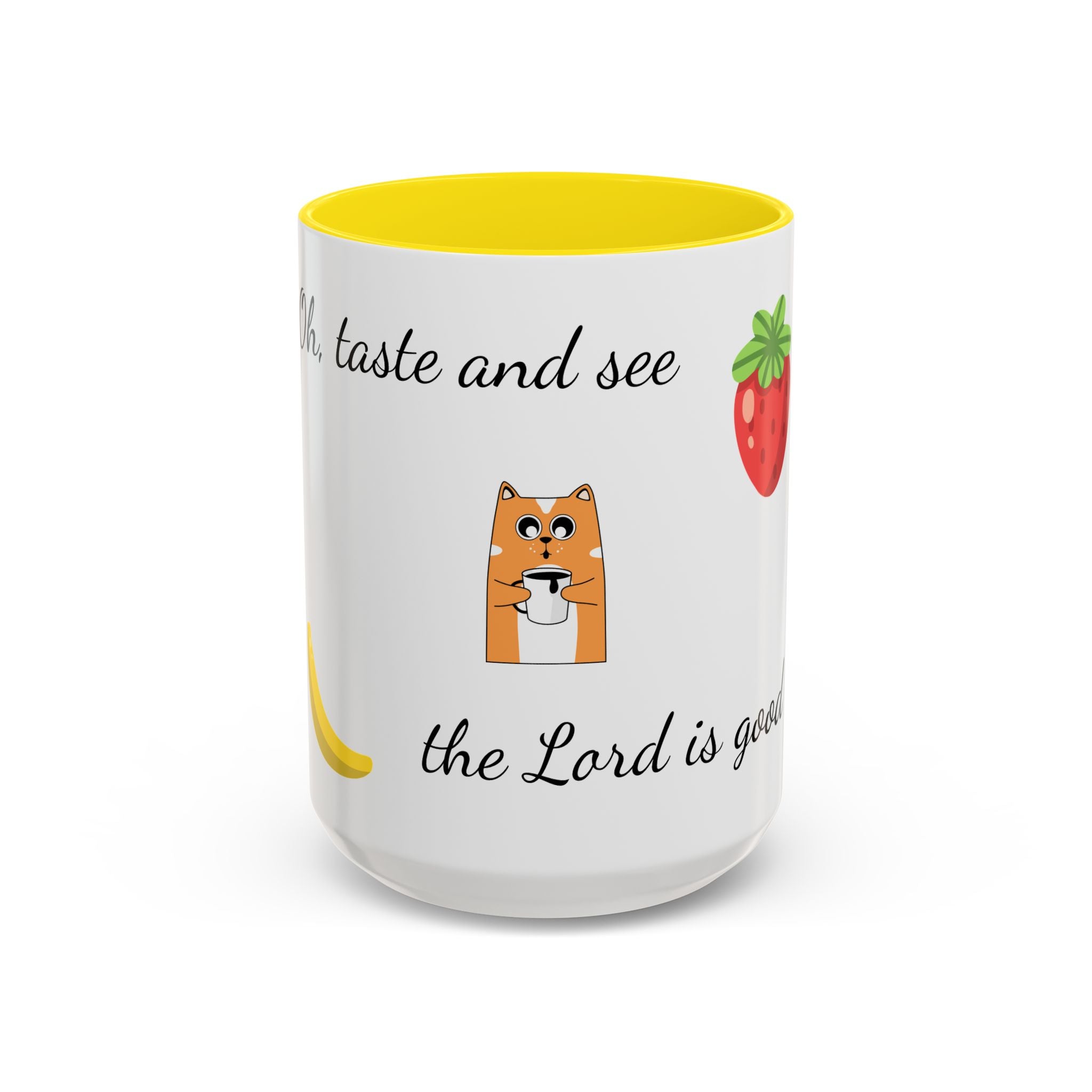 Whimsical Faith-Inspired Coffee Mug for Daily Inspiration, Cute Cat Design, Black Accent, Perfect Gift for Cat Lovers, Encouraging [...]