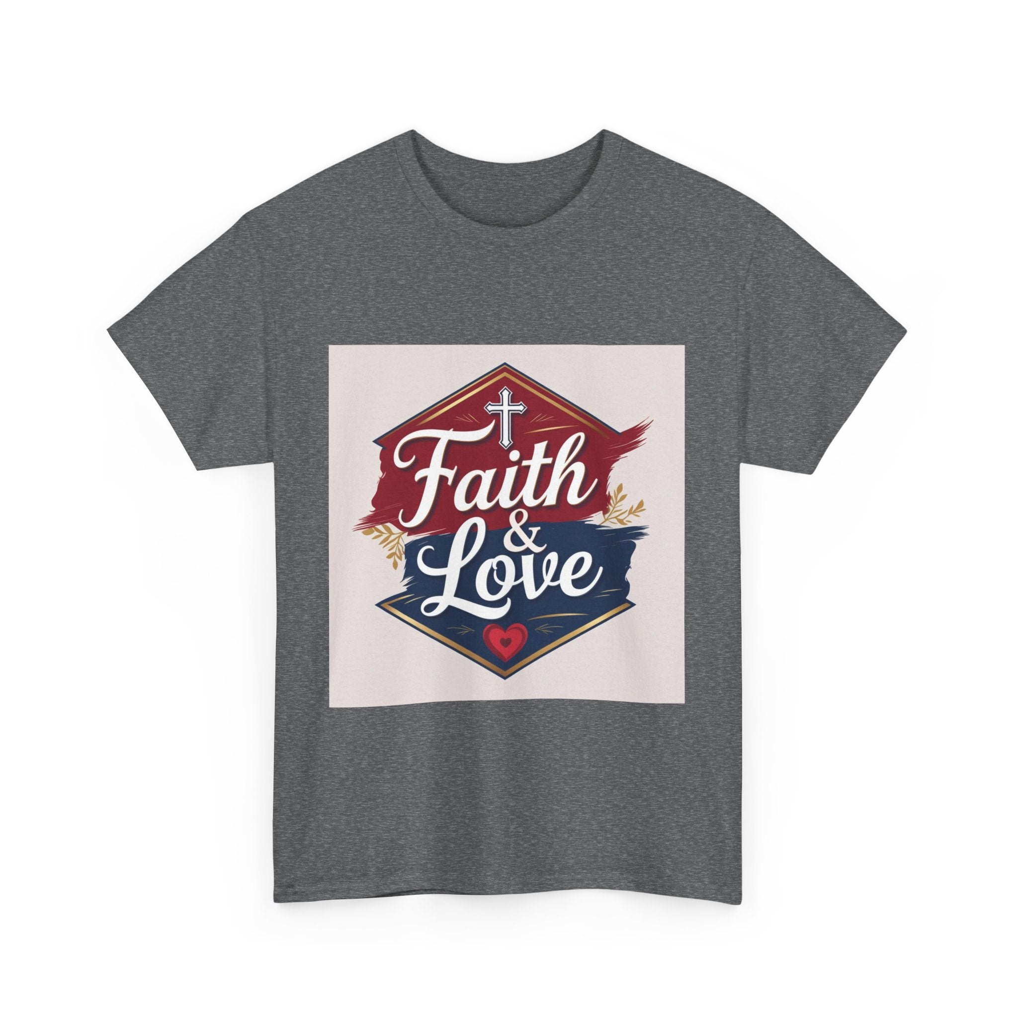 Faith & Love Unisex Heavy Cotton Tee - Inspirational Shirt for Daily Wear, Gift for Friends, Faith-Based Apparel, Casual Wear, [...]