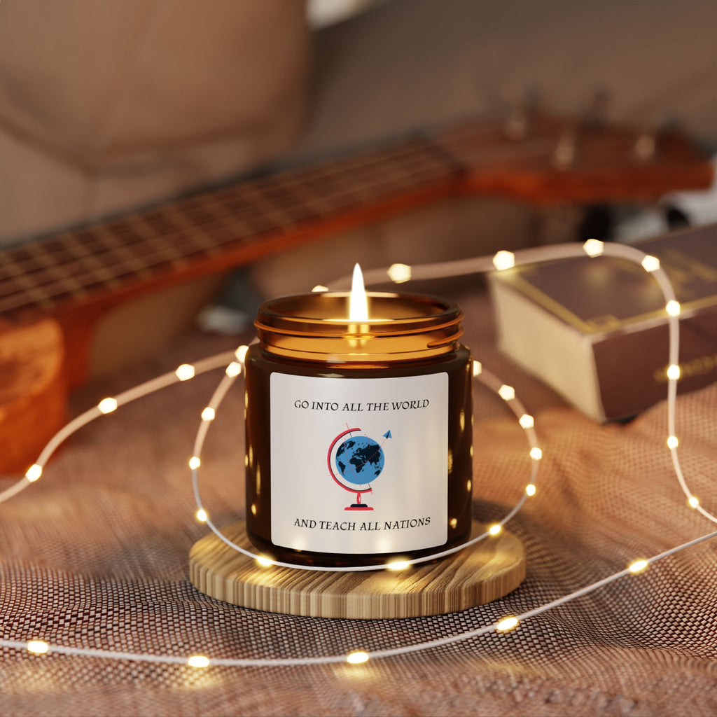 Inspire the World Scented Soy Candle, Eco-Friendly Home Decor, Gift for Teachers, Unique Graduation Gift, Aromatherapy Candle, [...]