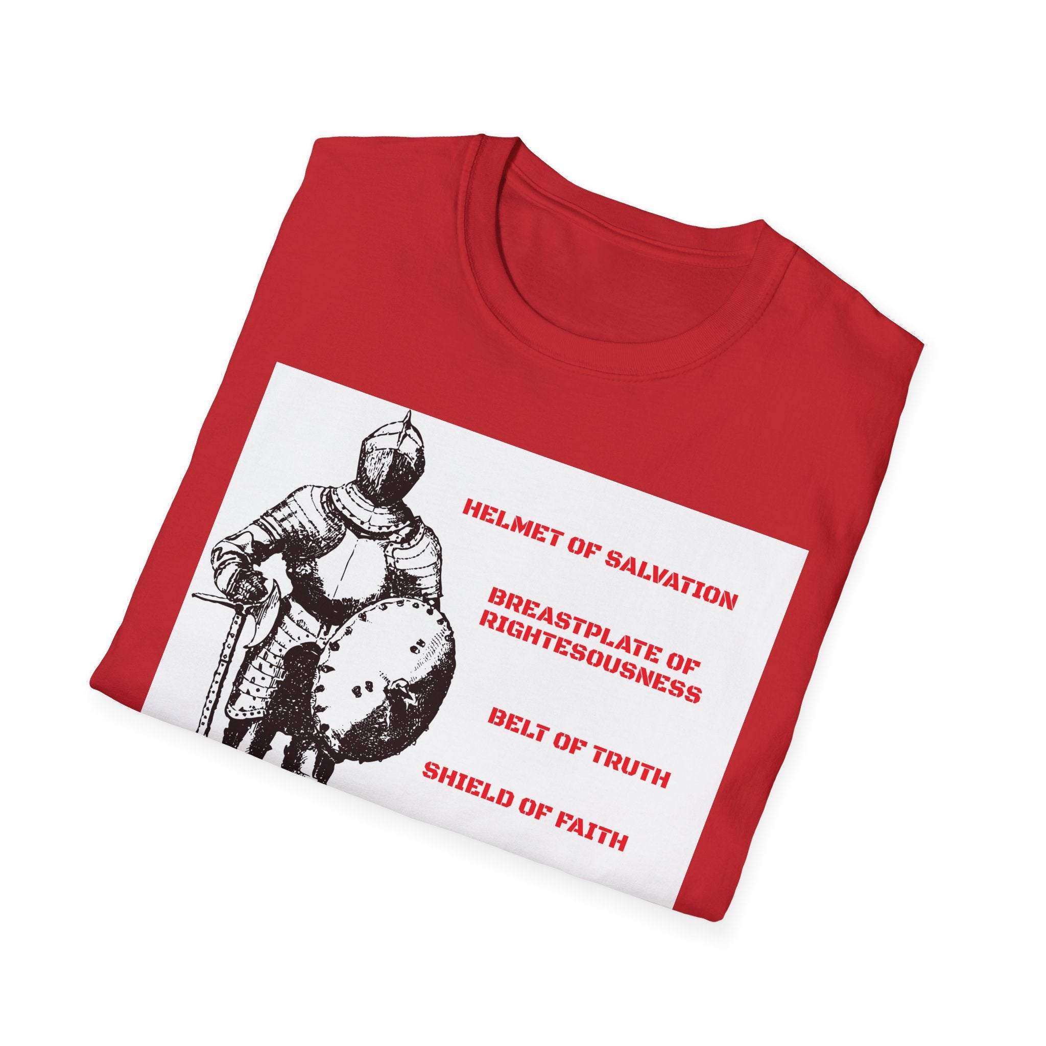 Christian Armor Unisex Softstyle T-Shirt, Inspirational Tee, Faith-Based Apparel, Perfect Gift for Believers, Church Events, Spiritual [...]
