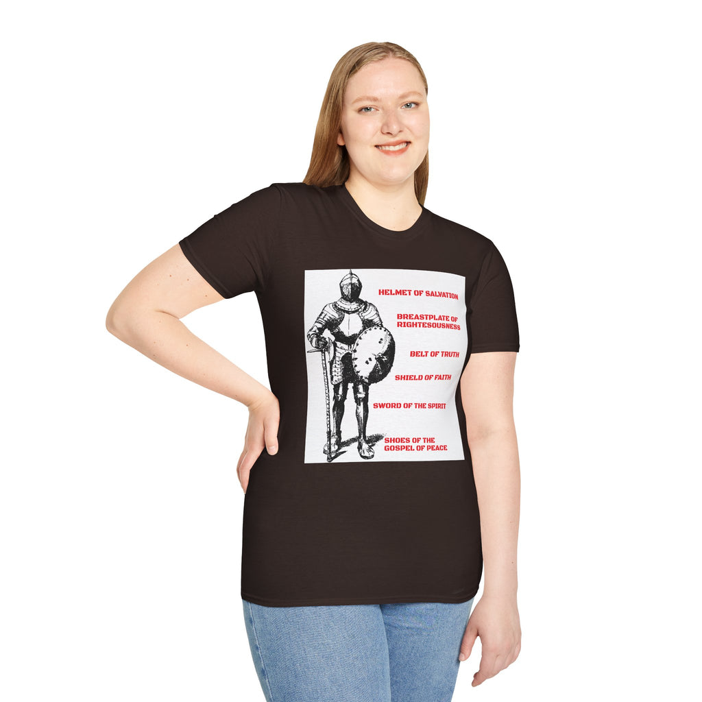 Christian Armor Unisex Softstyle T-Shirt, Inspirational Tee, Faith-Based Apparel, Perfect Gift for Believers, Church Events, Spiritual [...]