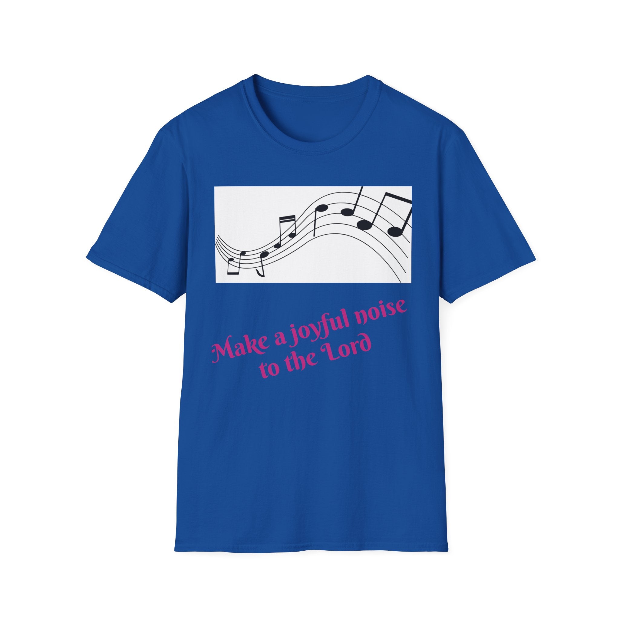 Joyful Noise T-Shirt | Unisex Softstyle Tee, Church Apparel, Christian Gift, Music Lover Shirt, Faith-Based Casual Wear