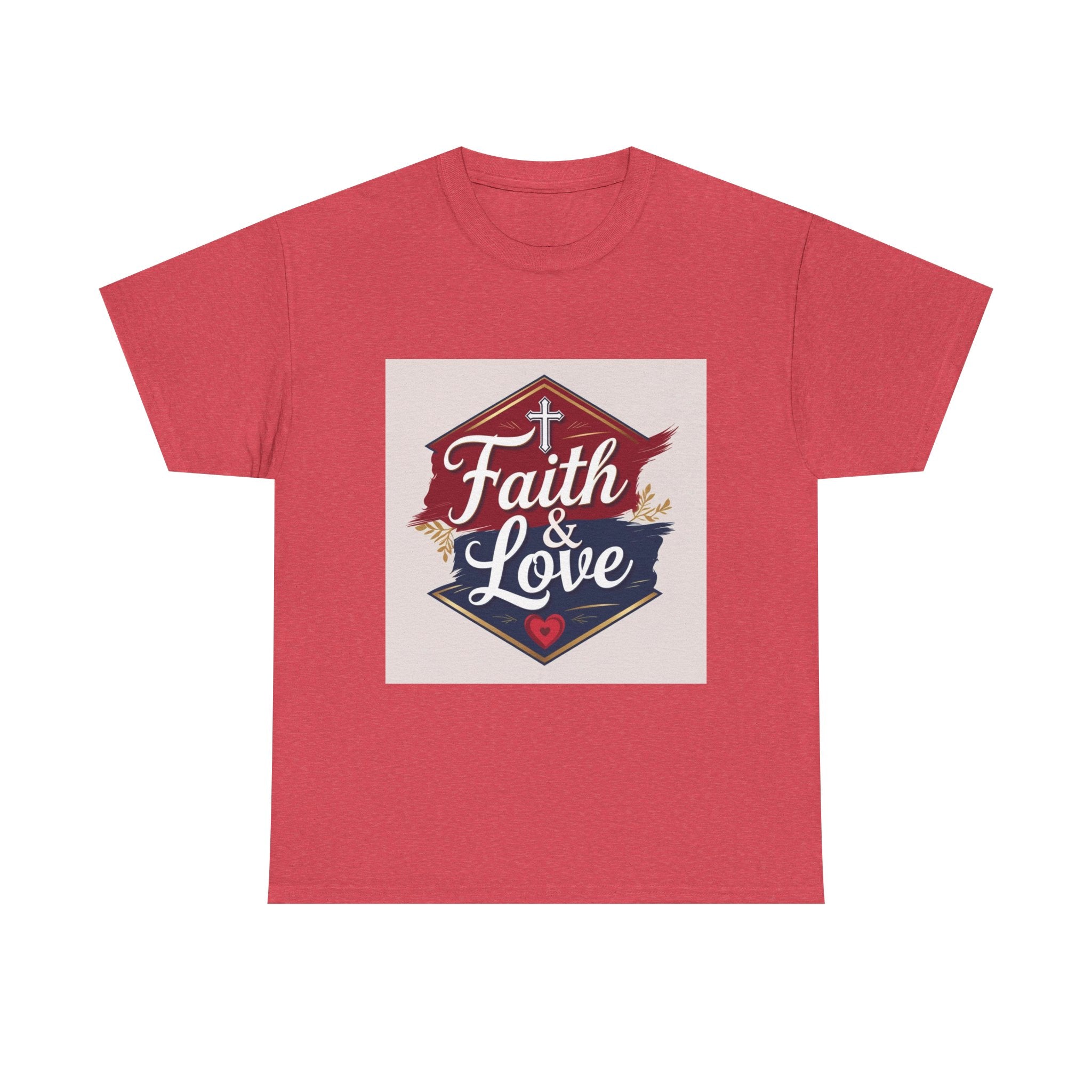 Faith & Love Unisex Heavy Cotton Tee - Inspirational Shirt for Daily Wear, Gift for Friends, Faith-Based Apparel, Casual Wear, [...]