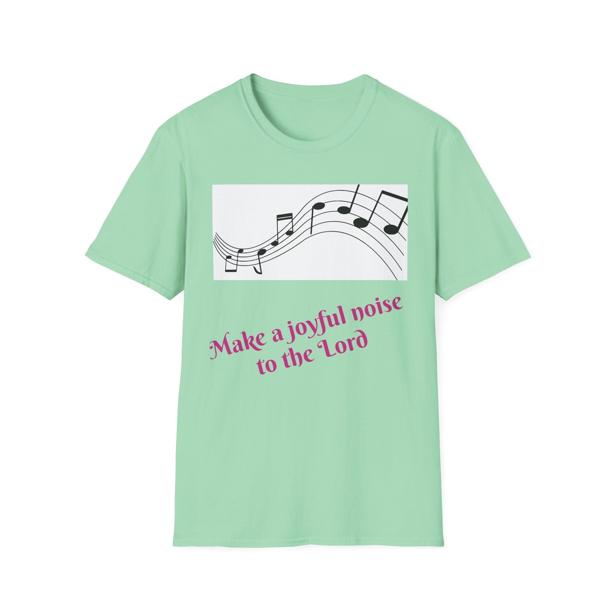 Joyful Noise T-Shirt | Unisex Softstyle Tee, Church Apparel, Christian Gift, Music Lover Shirt, Faith-Based Casual Wear